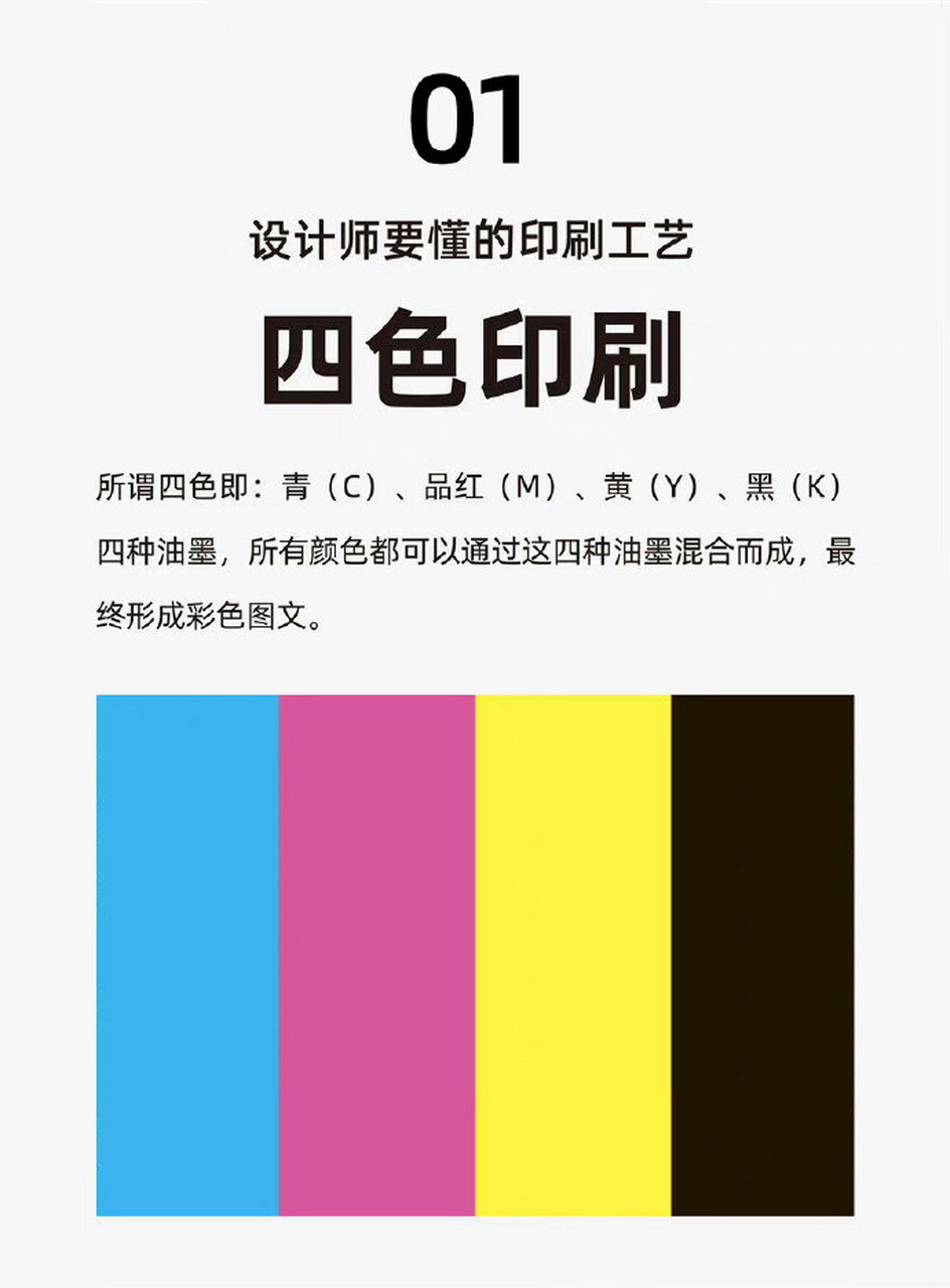 设计师要懂的印刷工艺 :四色印刷,专色印刷,丝网印刷,过光胶,uv光油,