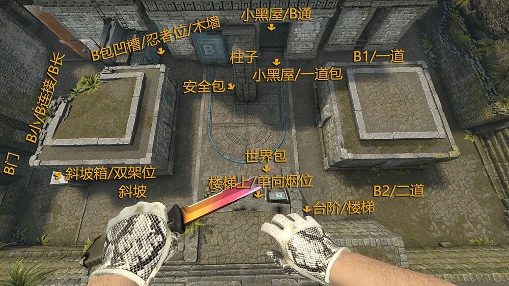 csgo远古遗迹地图点位图片