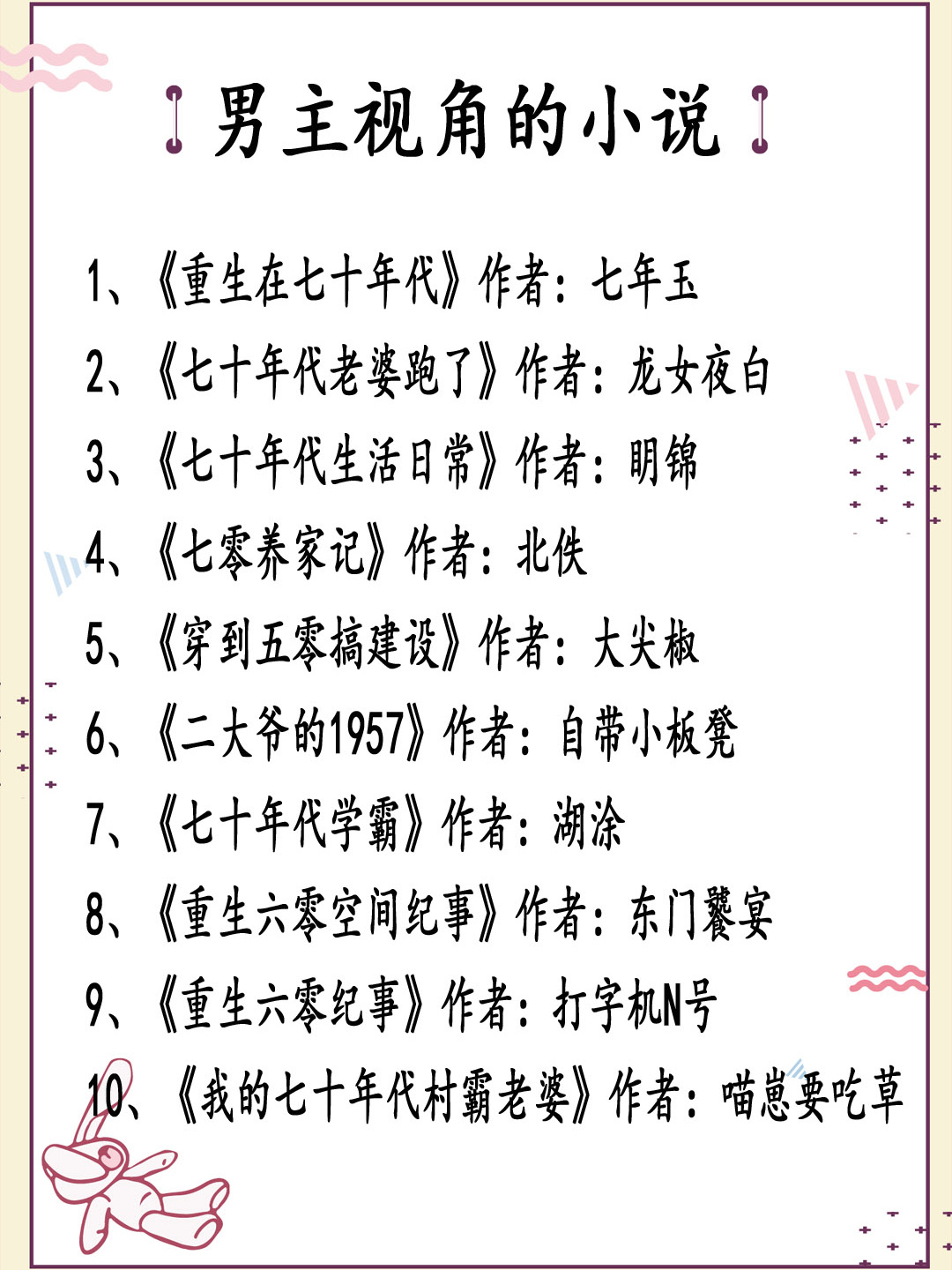 年代文男主视角养家文
