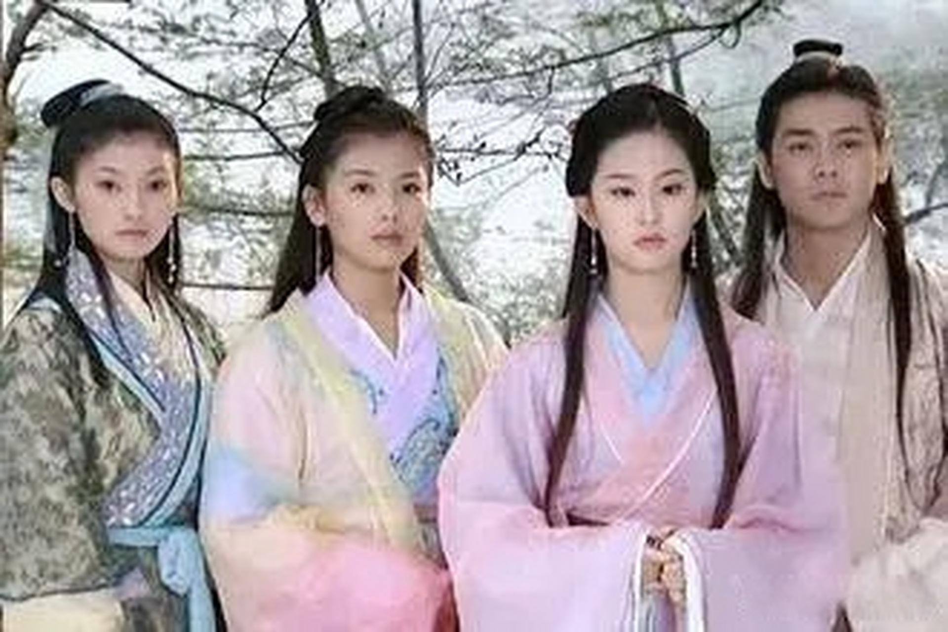 燕子坞三美,王语嫣,阿碧,阿朱 分别是03版本跟21版本