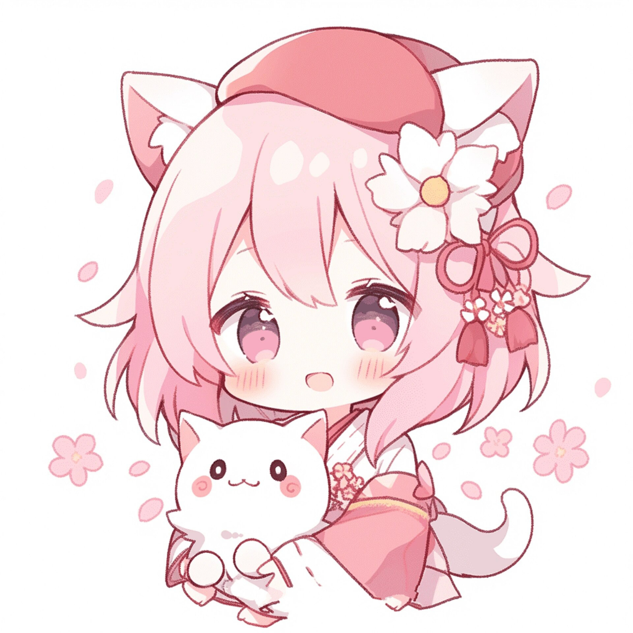 动漫头像||粉毛 passionate love is a quenchless thirst 热烈的爱