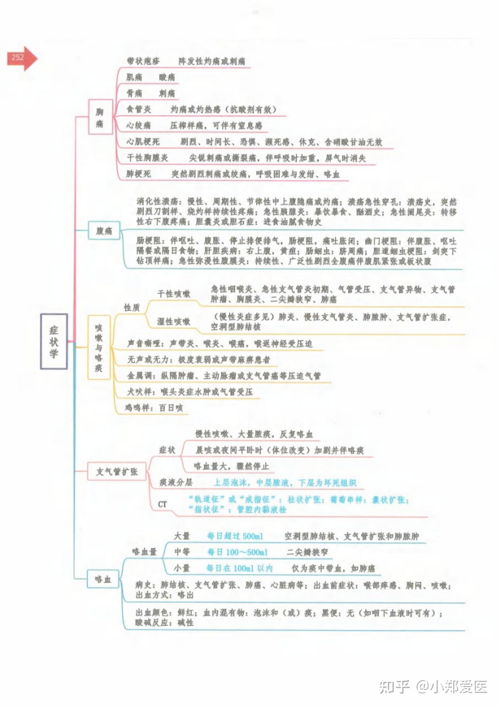 诊断学咯血思维导图图片