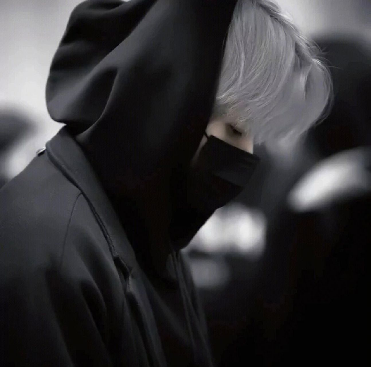 伯贤的黑色系头像2.0 别说了,太酷了     baek hyun-8