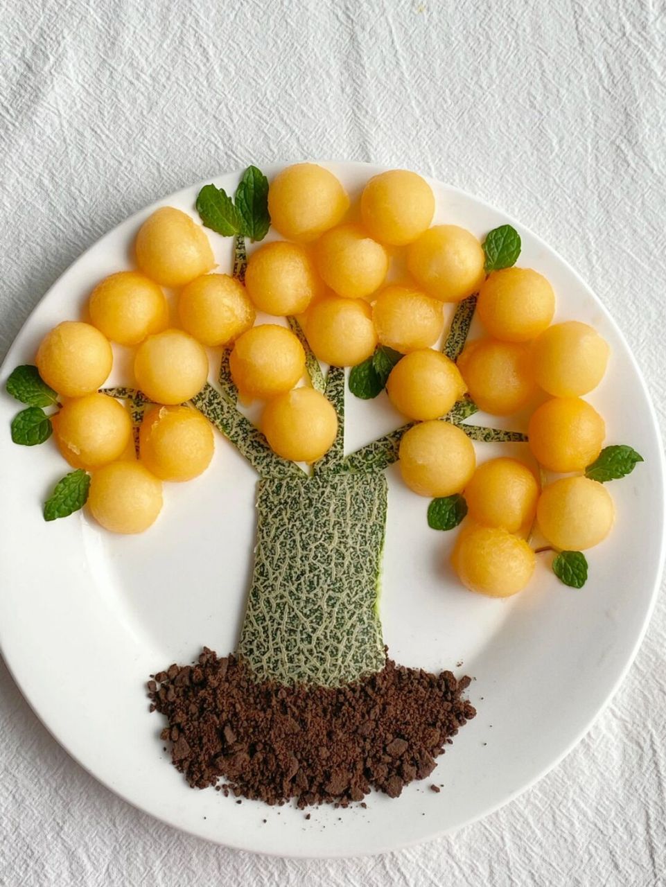 硕果累累90|简简单单水果摆盘|90哈密瓜变身 96秋天是丰收的