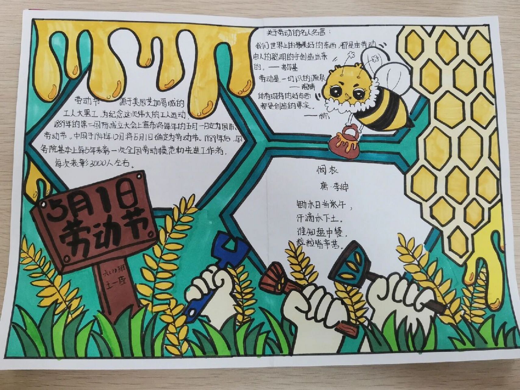 (学生们做得手抄报分享给大家,如有雷同,那必定是学生抄袭)