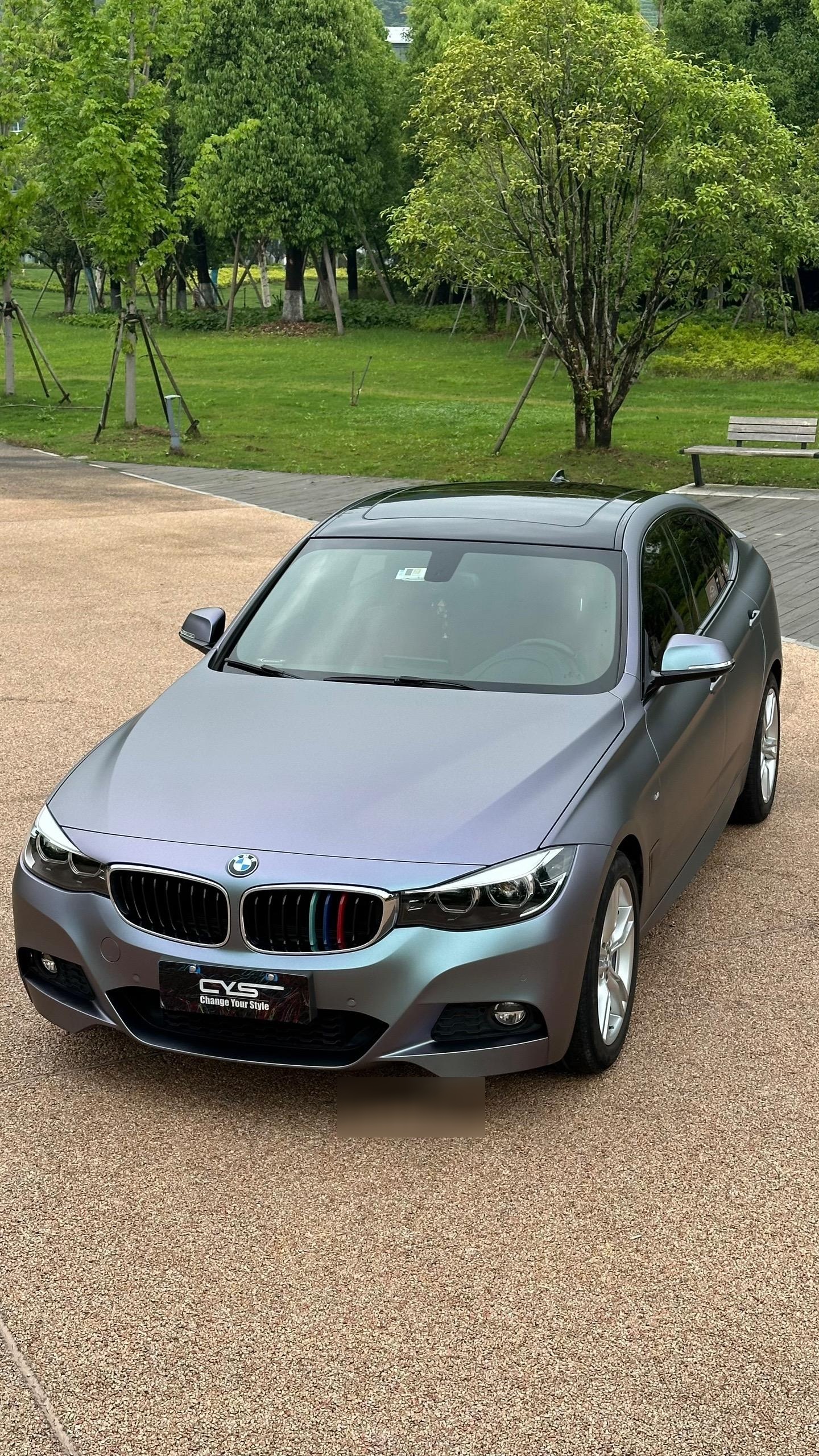 卡普里灰紫附身宝马3gt!