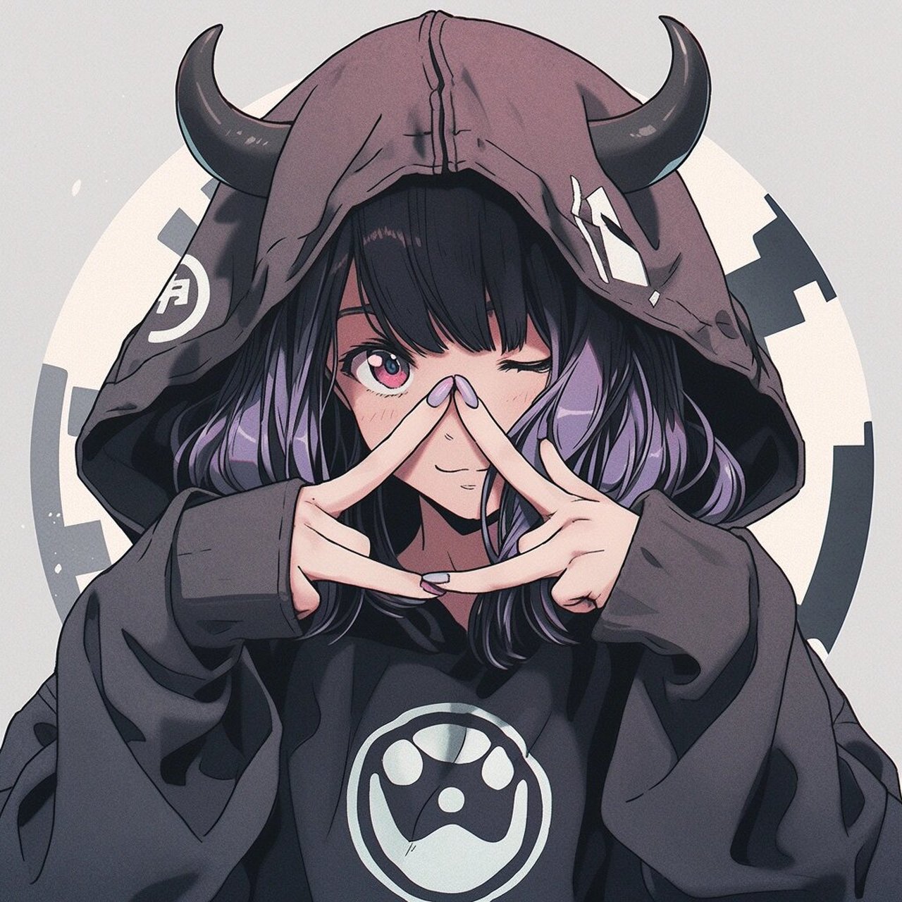 十二生肖国潮情侣头像 牛