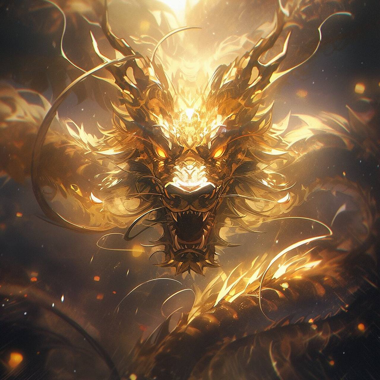 中国金龙 - 又作五爪金龙,拥有高贵无比的气势,相传五爪金龙本是一条