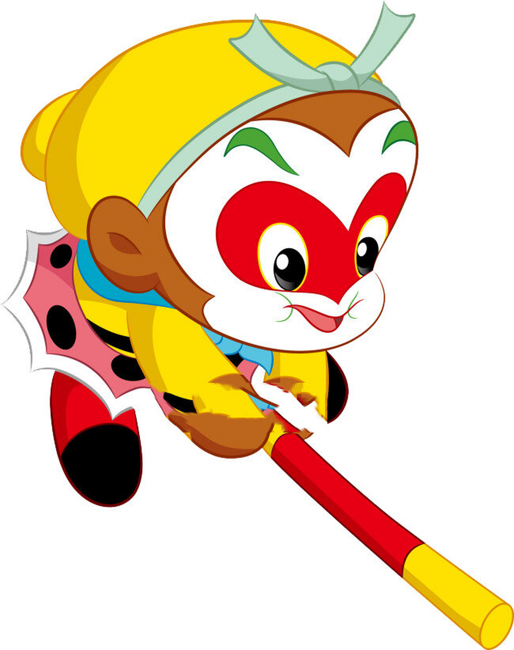 幼儿园西游记孙悟空卡通主题墙素材原图 幼儿园环创卡通系列素材 孙悟