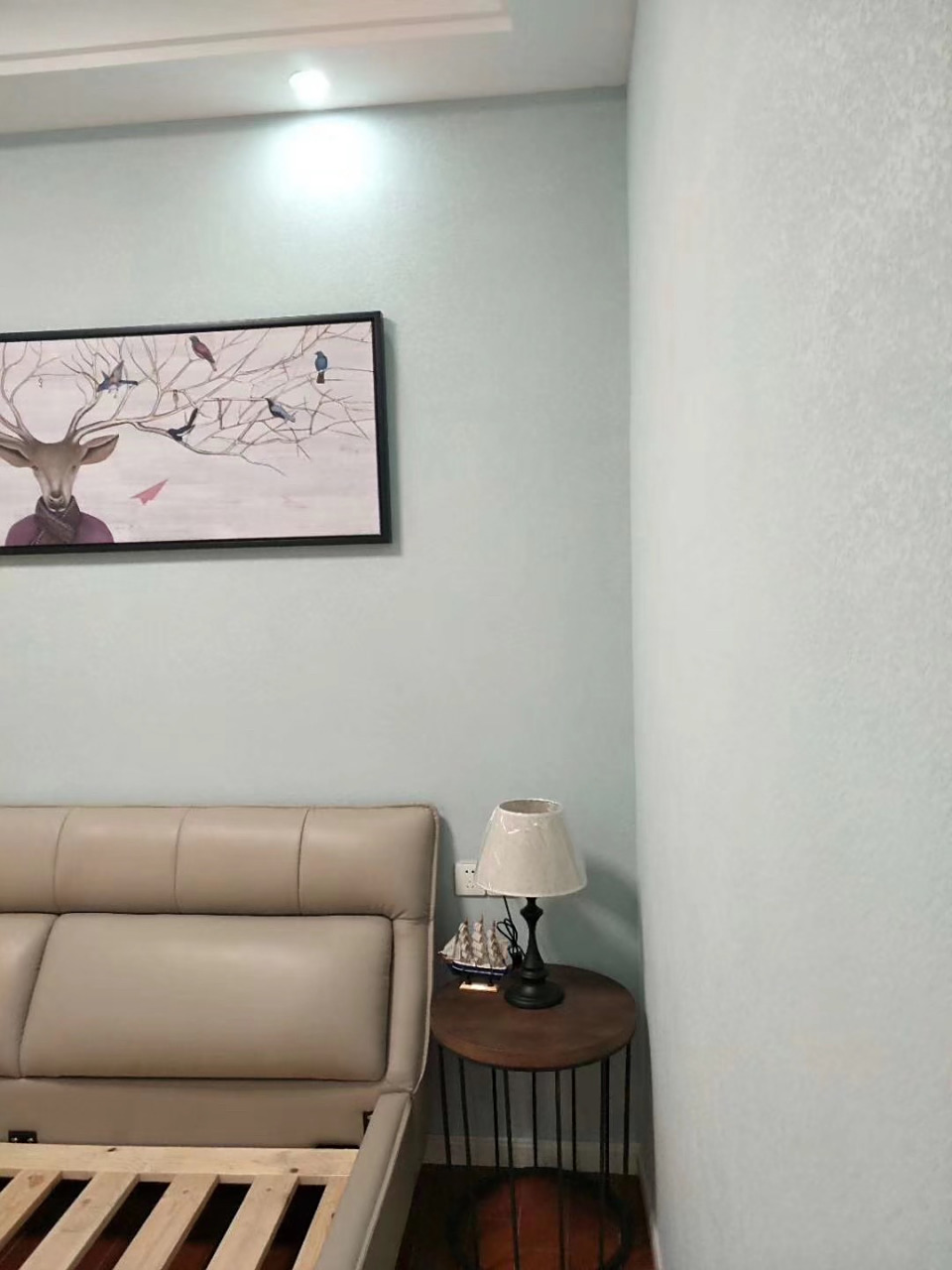 硅藻泥 *贝壳粉 客厅卧室 墙面选色 客户完工案例实拍效果图.