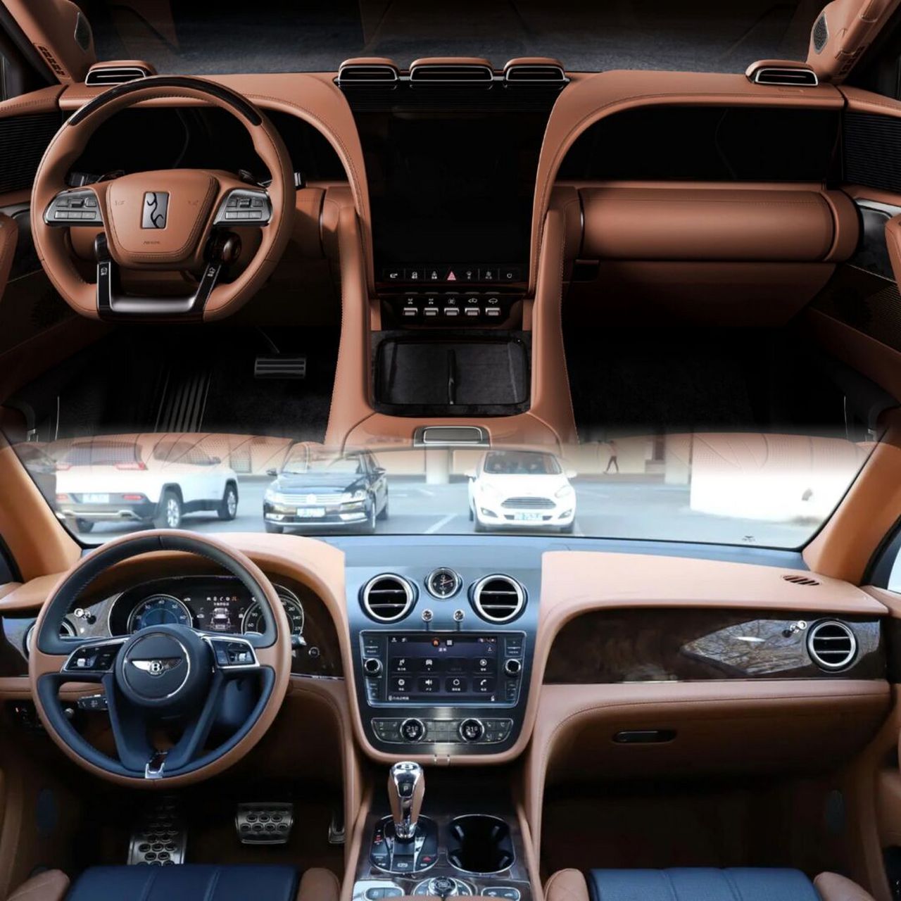 仰望u8 和 宾利内饰对比你更喜欢? 你更喜欢哪个? 	 仰望u8 和 宾利  