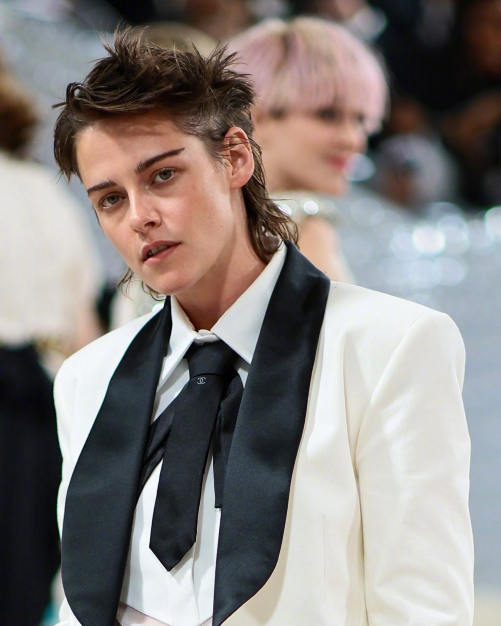 在metgala上的克里斯汀·斯图尔特.