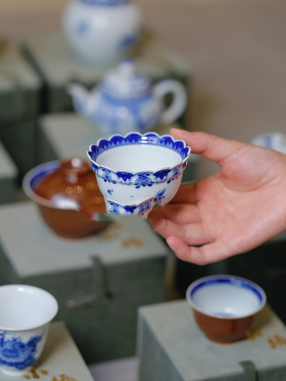 年少不知小桥好05精品小桥让人陶醉06 小桥窑在众多仿王步的青花