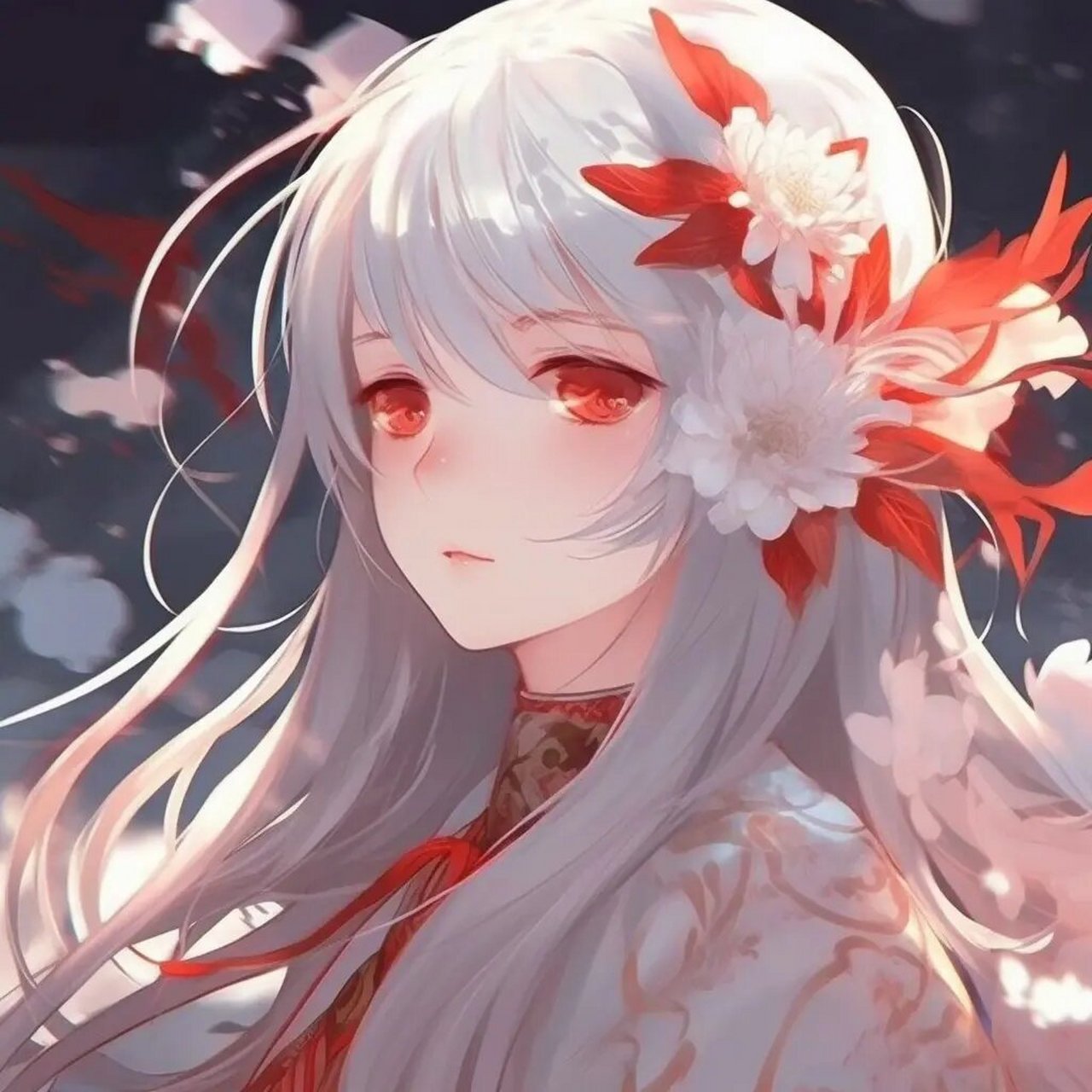 彼岸花女孩系列|二次元动漫头像 喜欢的宝宝们可自截 需要原图三连