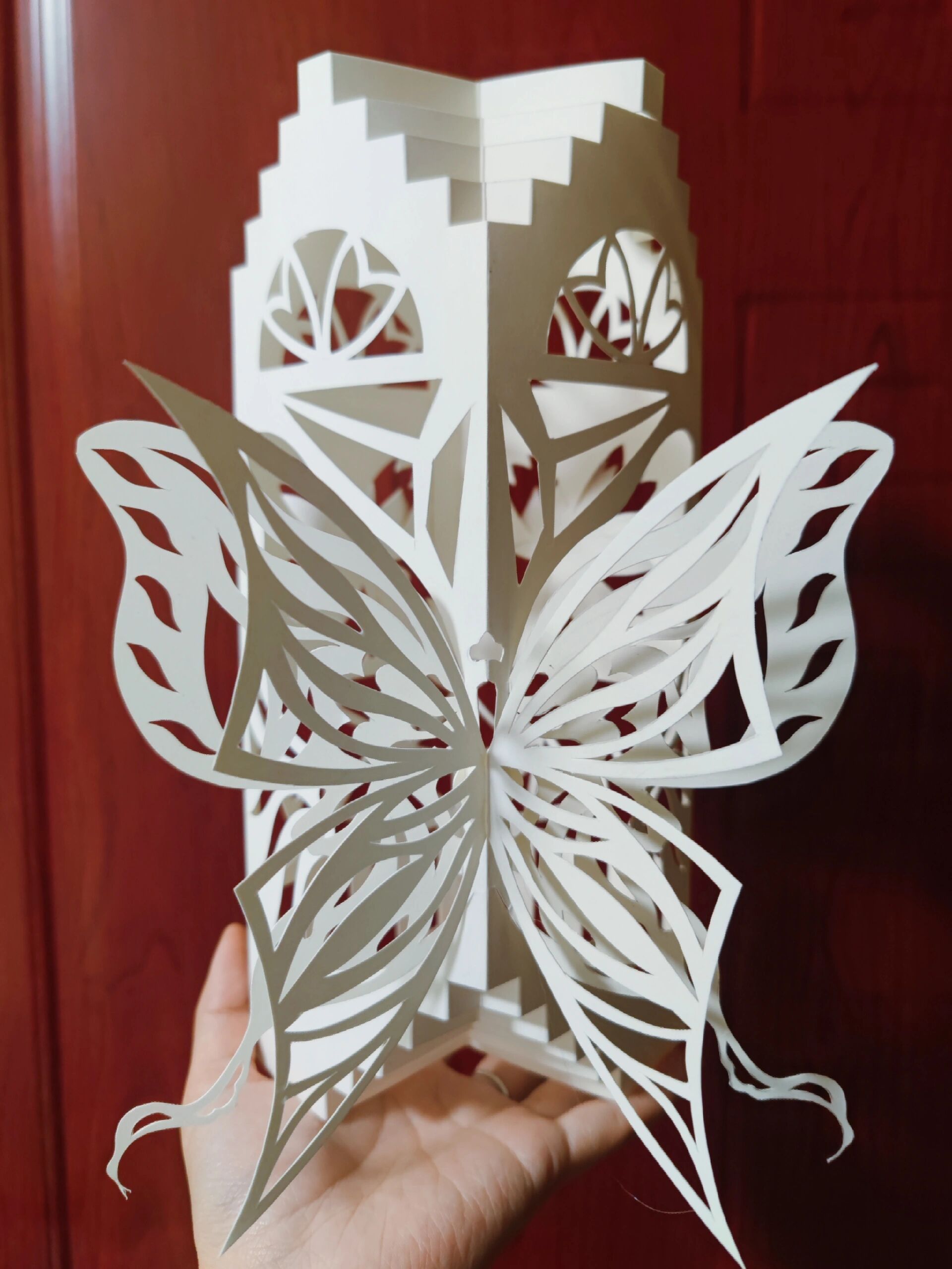 🌵奋斗吧!进击的美术老师之立体纸雕柱