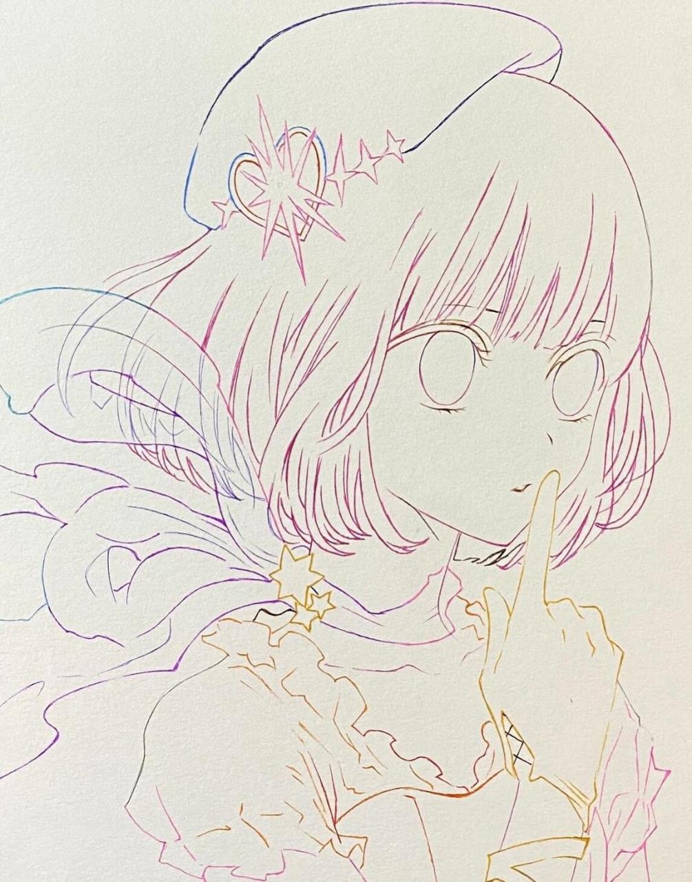 水彩插画# #动漫手绘# #寻找小红书绘画大神# #绘画过程# #水彩手绘