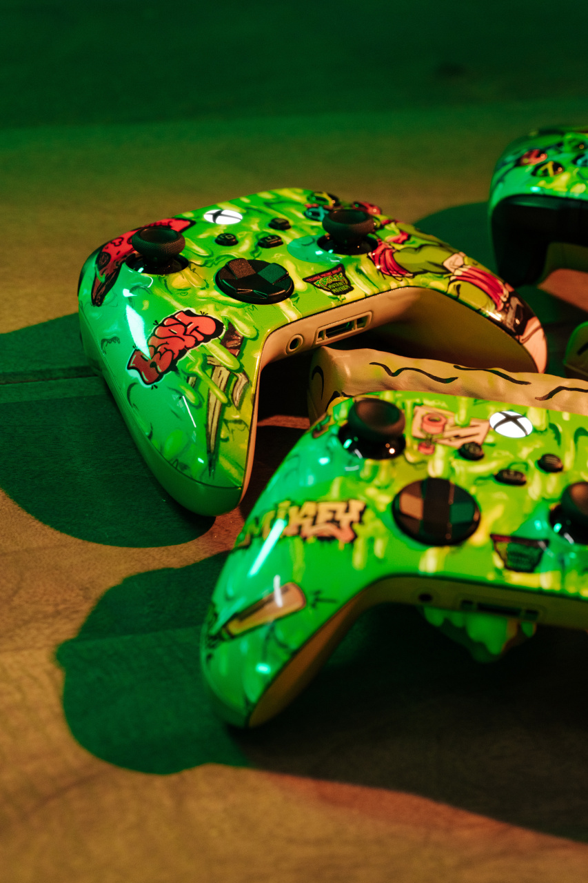 【这是一个"有味道"的xbox手柄】为庆祝《忍者神龟 变种大乱斗》登上
