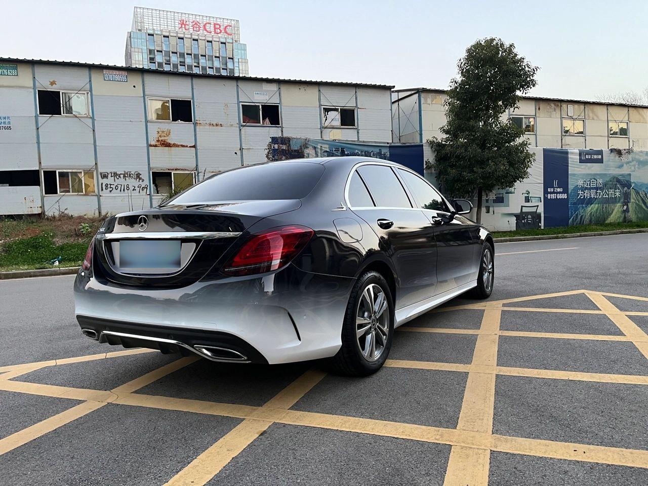 奔驰c200l～黑白渐变.