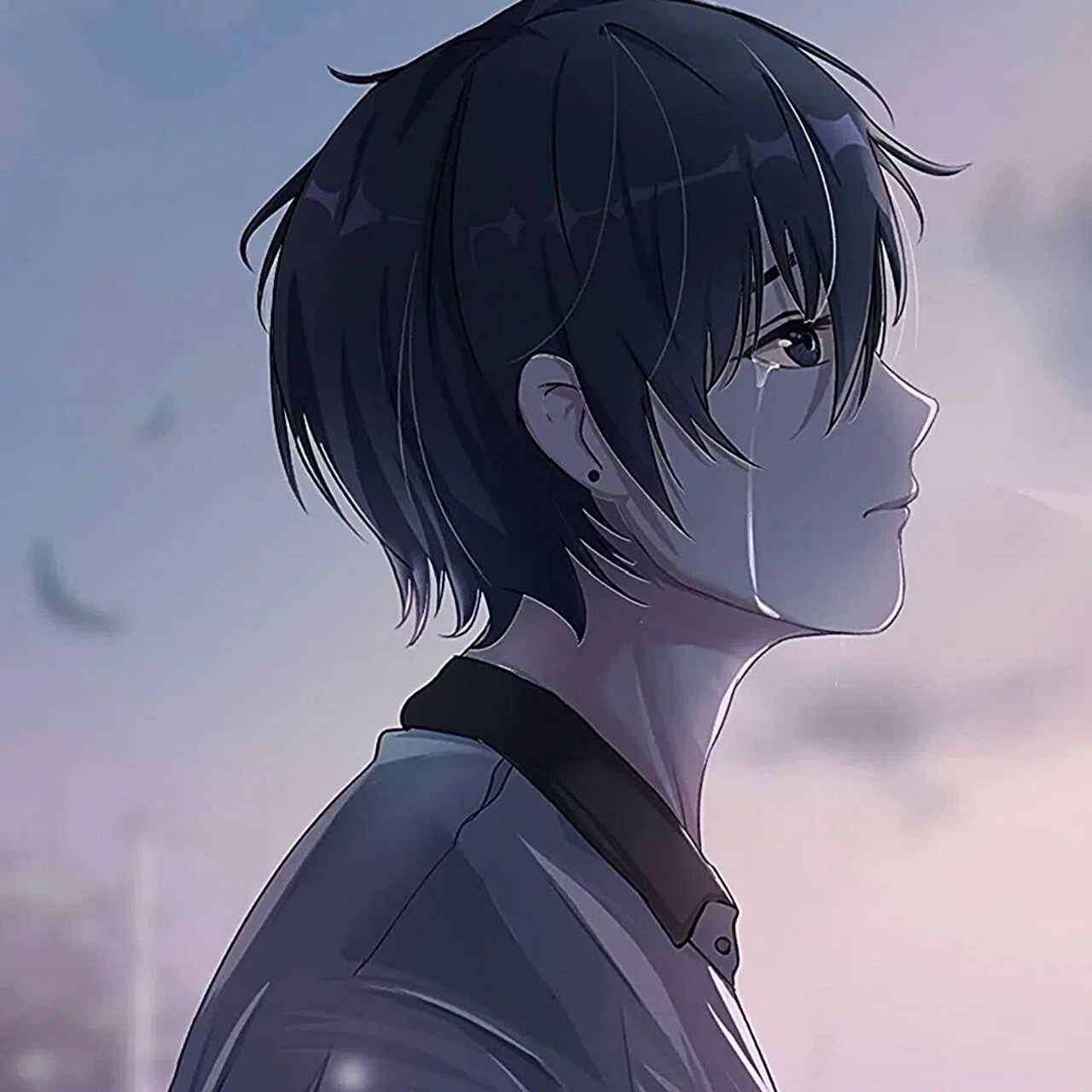 伤感男生动漫头像