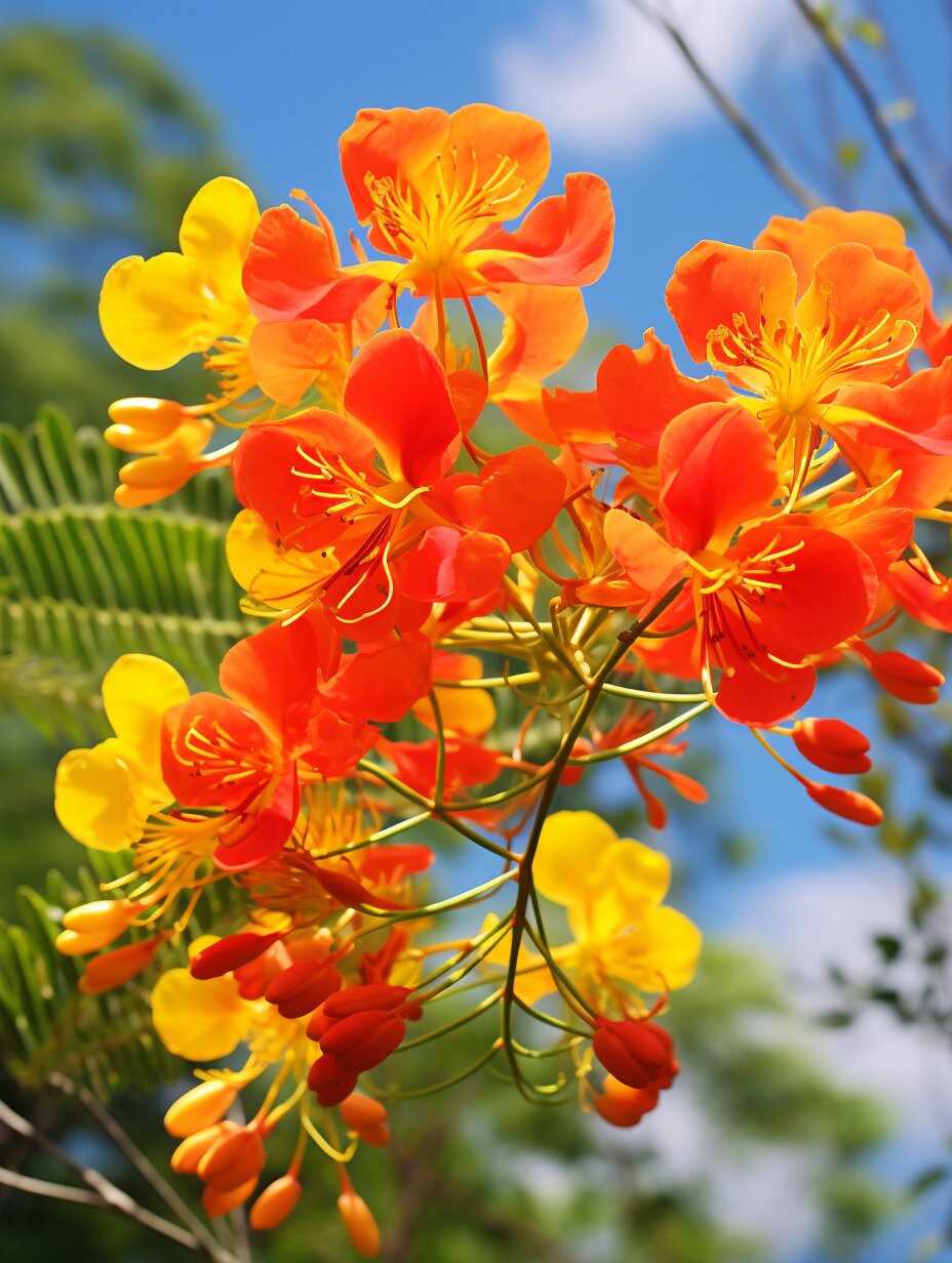 28世界各国94国花系列|金凤花~巴巴多斯 巴巴多斯的国花是金凤花