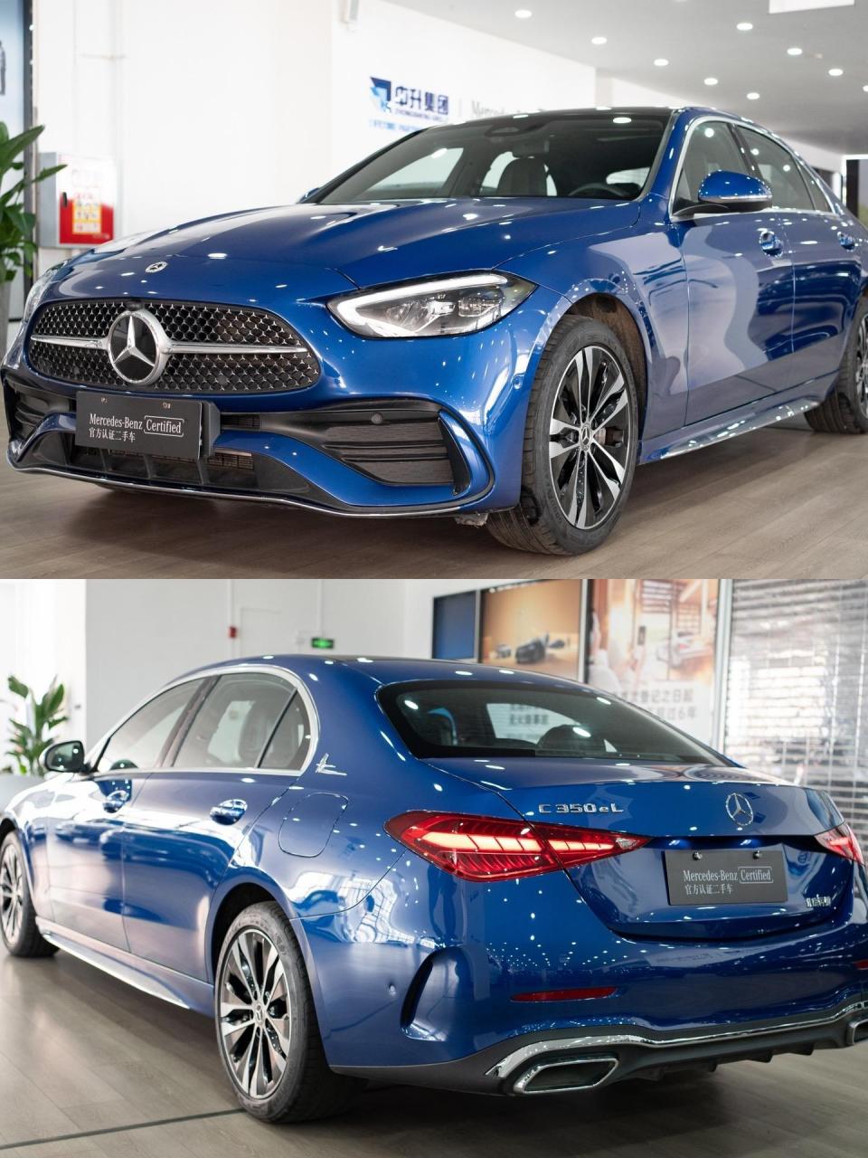 奔驰c350el试驾车 原版原漆带车衣