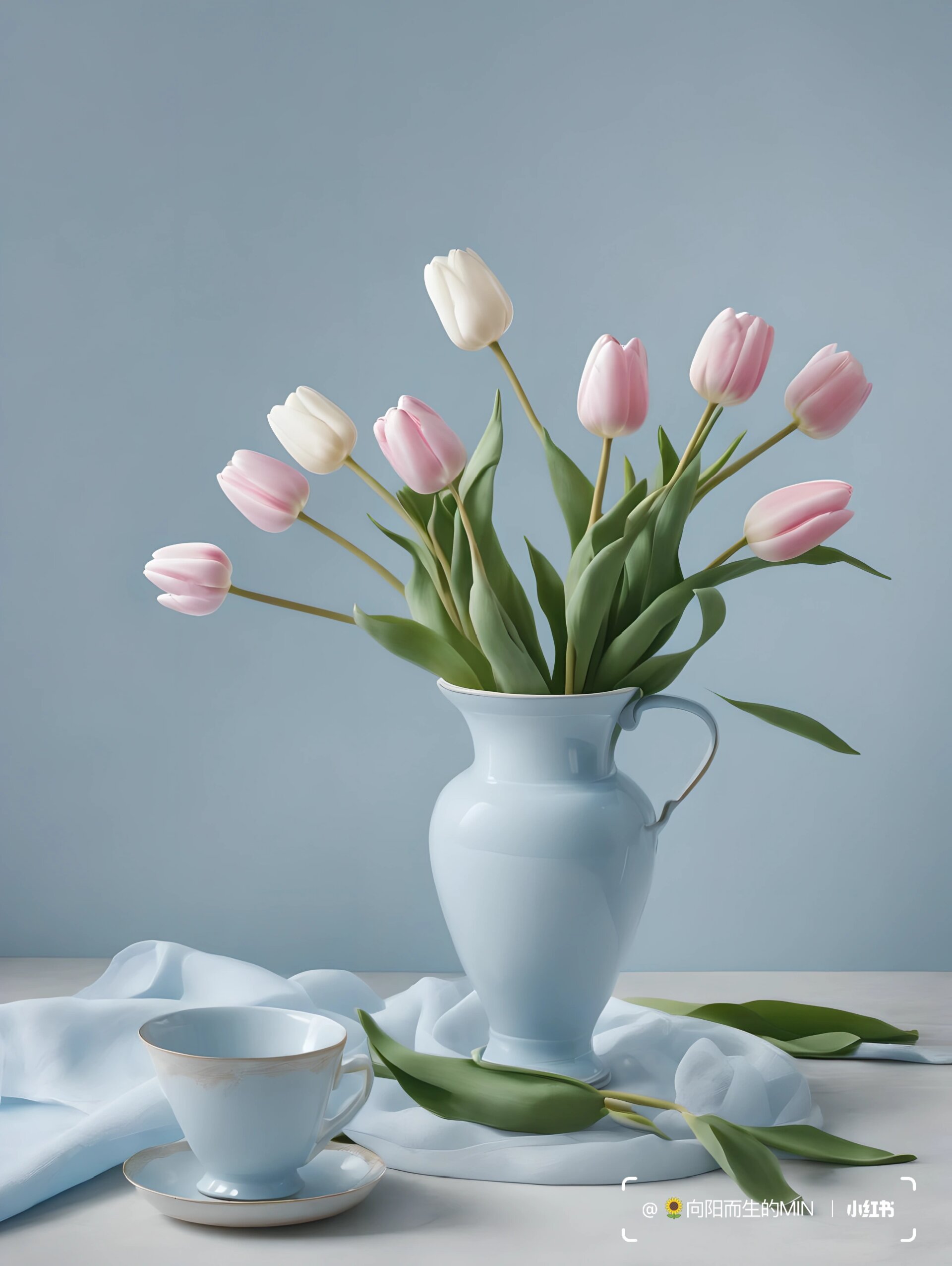 记录美好生活 | 花瓶里的郁金香