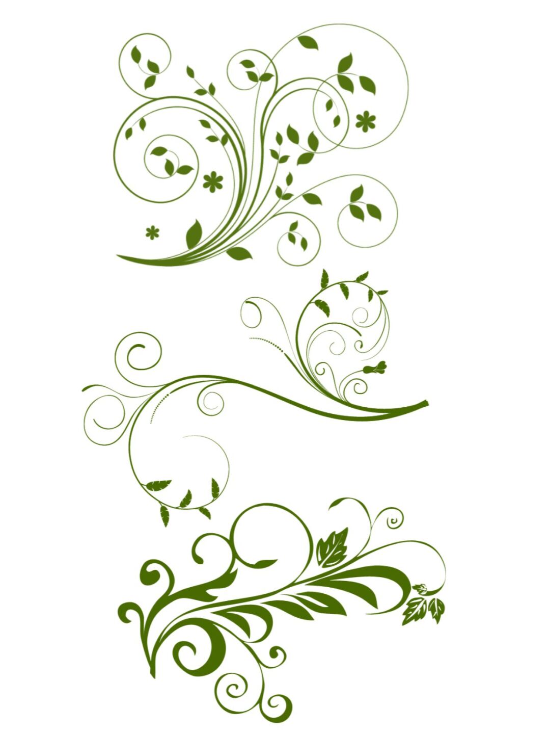 no.166素材|中式藤蔓花纹花边素材 png95