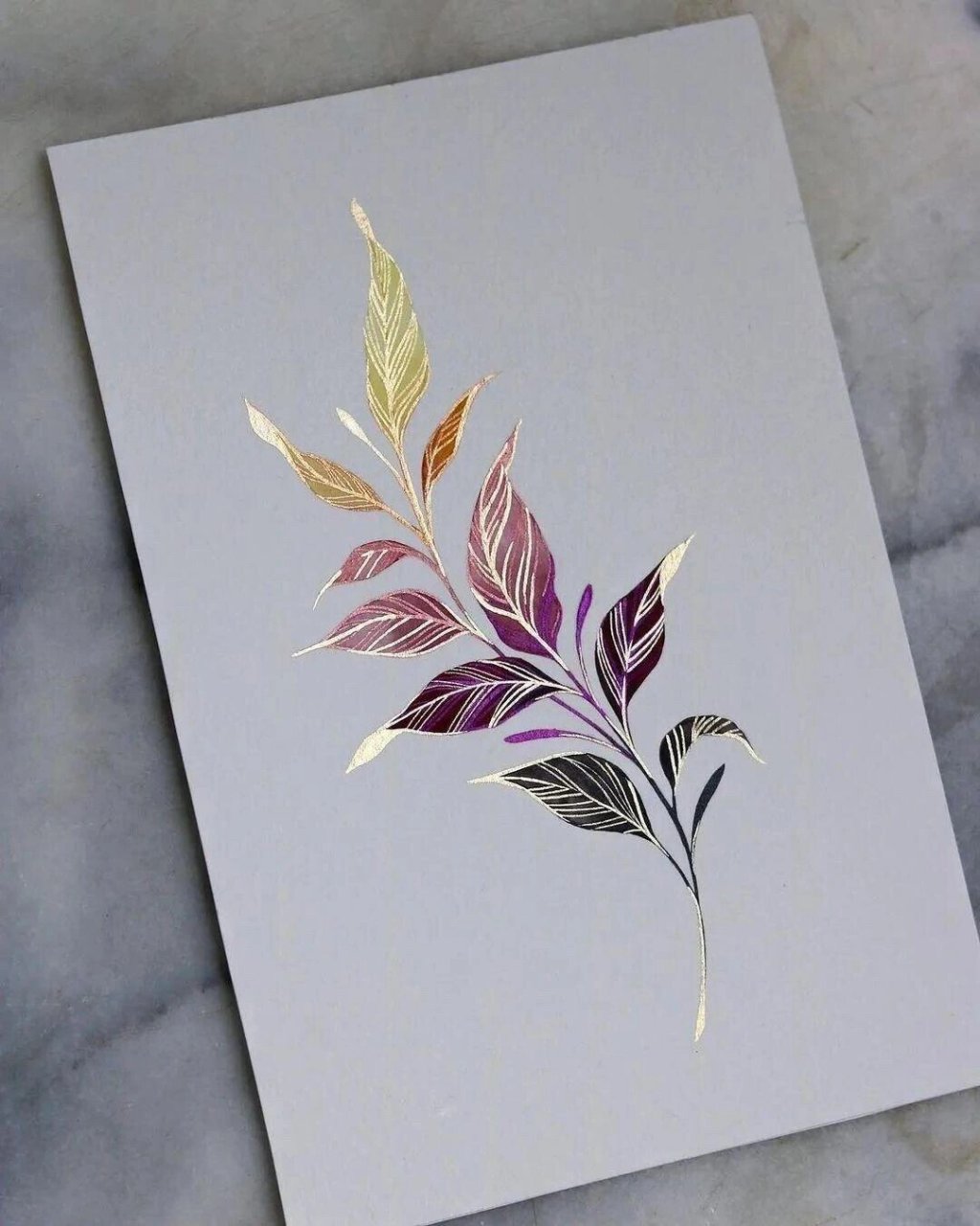 艺术家lisilinka 每一幅都画在我的心巴上,别让珠光水彩吃灰了,都画