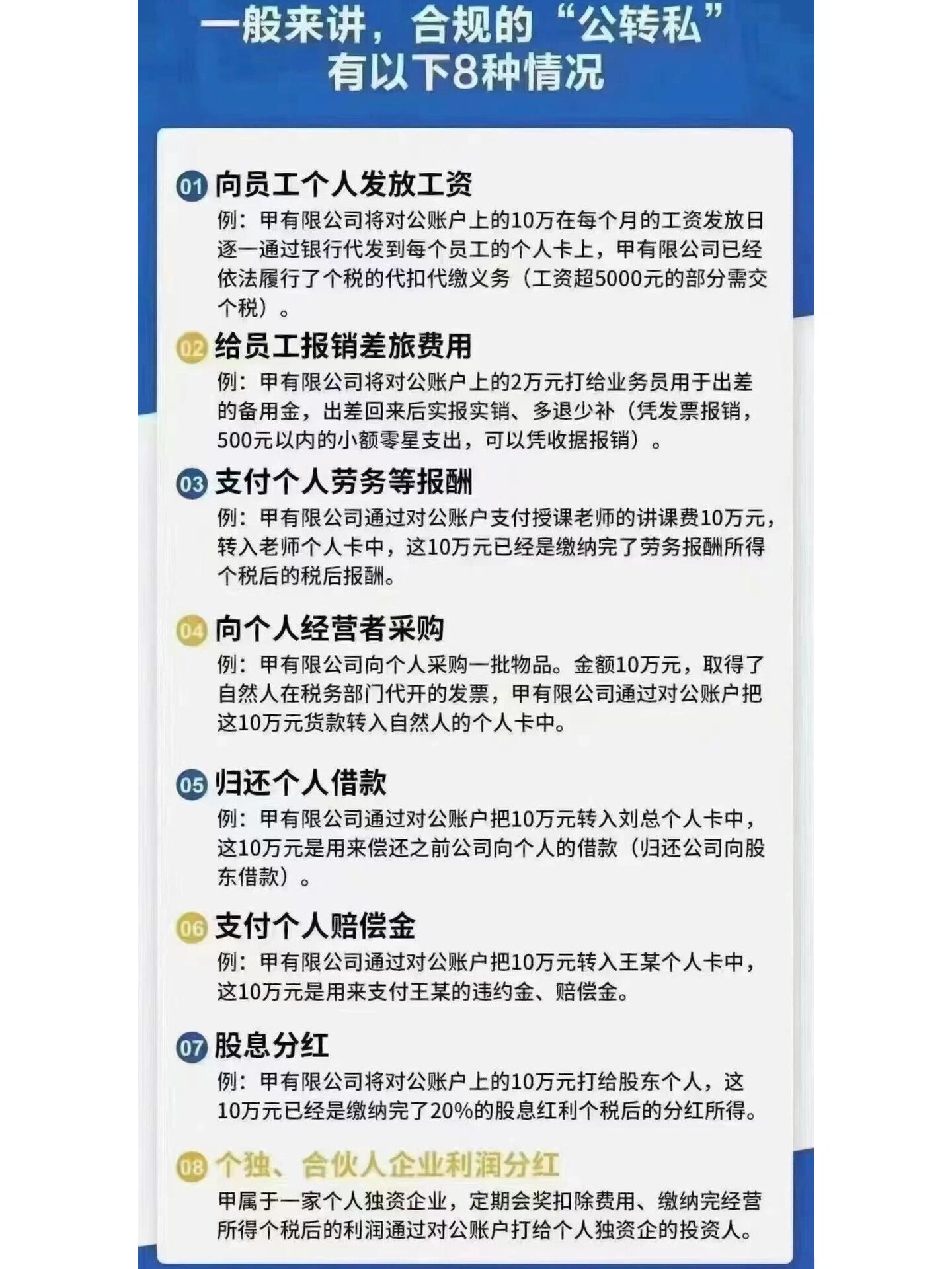 如何把公户的钱转给个人呢?