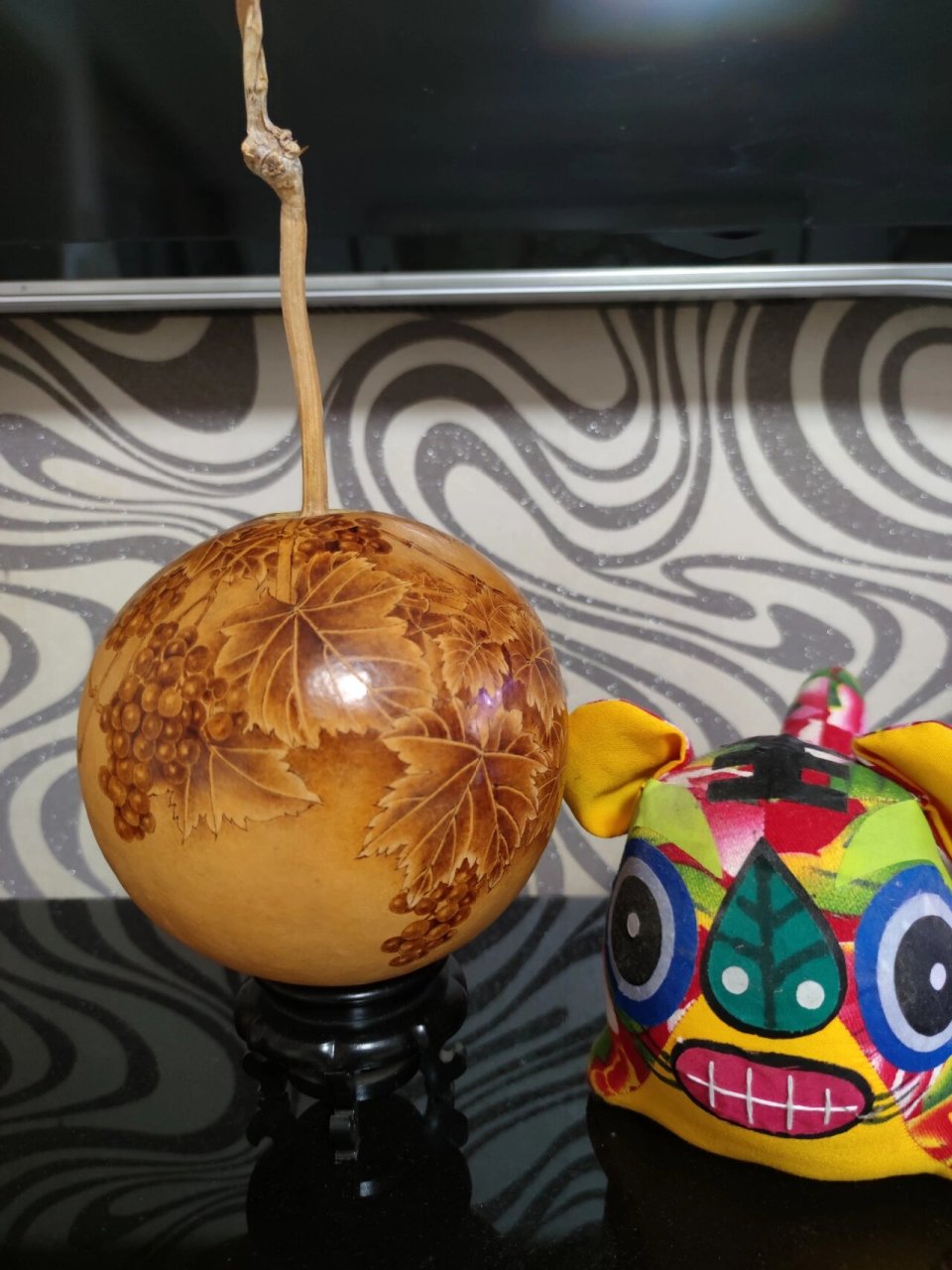 烙画葫芦 秋天的喜乐!收获满满!甜美幸福!平安福禄(苹果葫芦)