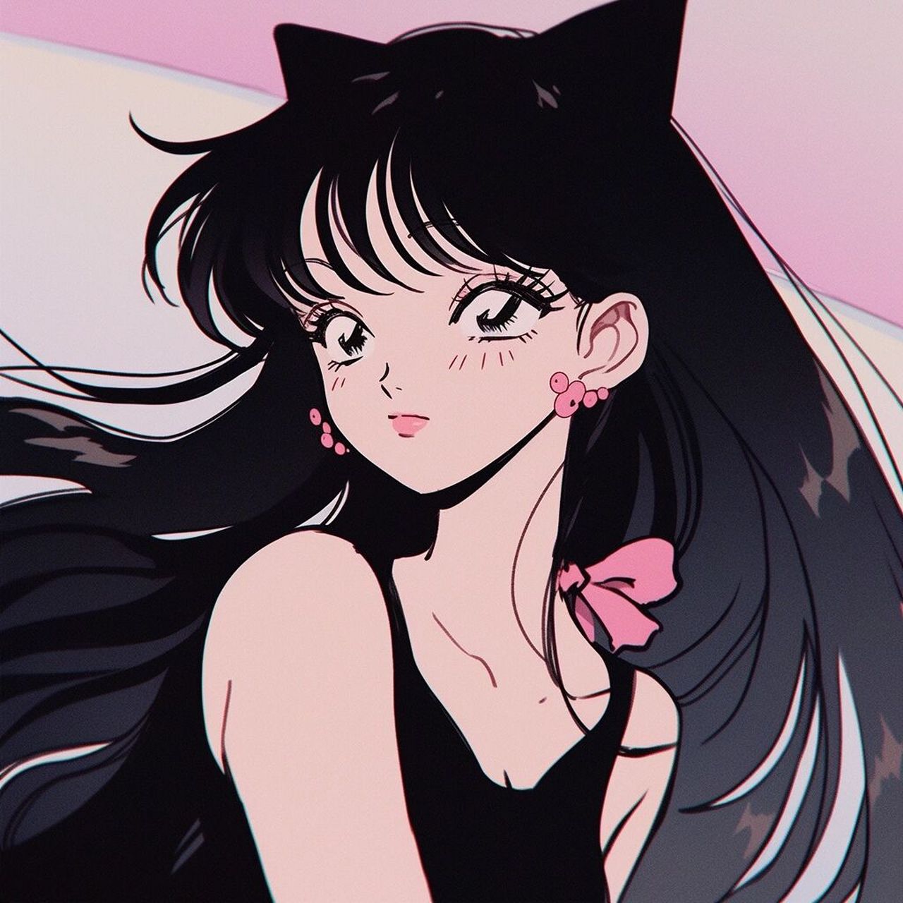 旧漫头像 - 甜酷猫女78 旧漫风格的女生头像来啦 今天是一组猫耳女