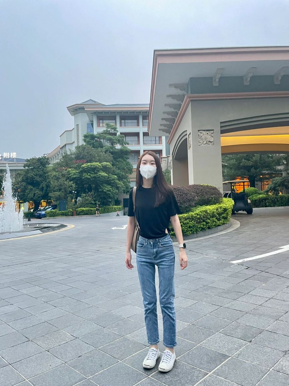 东莞铂尔曼酒店 门口环境不错 适合拍照hh 还可以实现哈根达斯自由