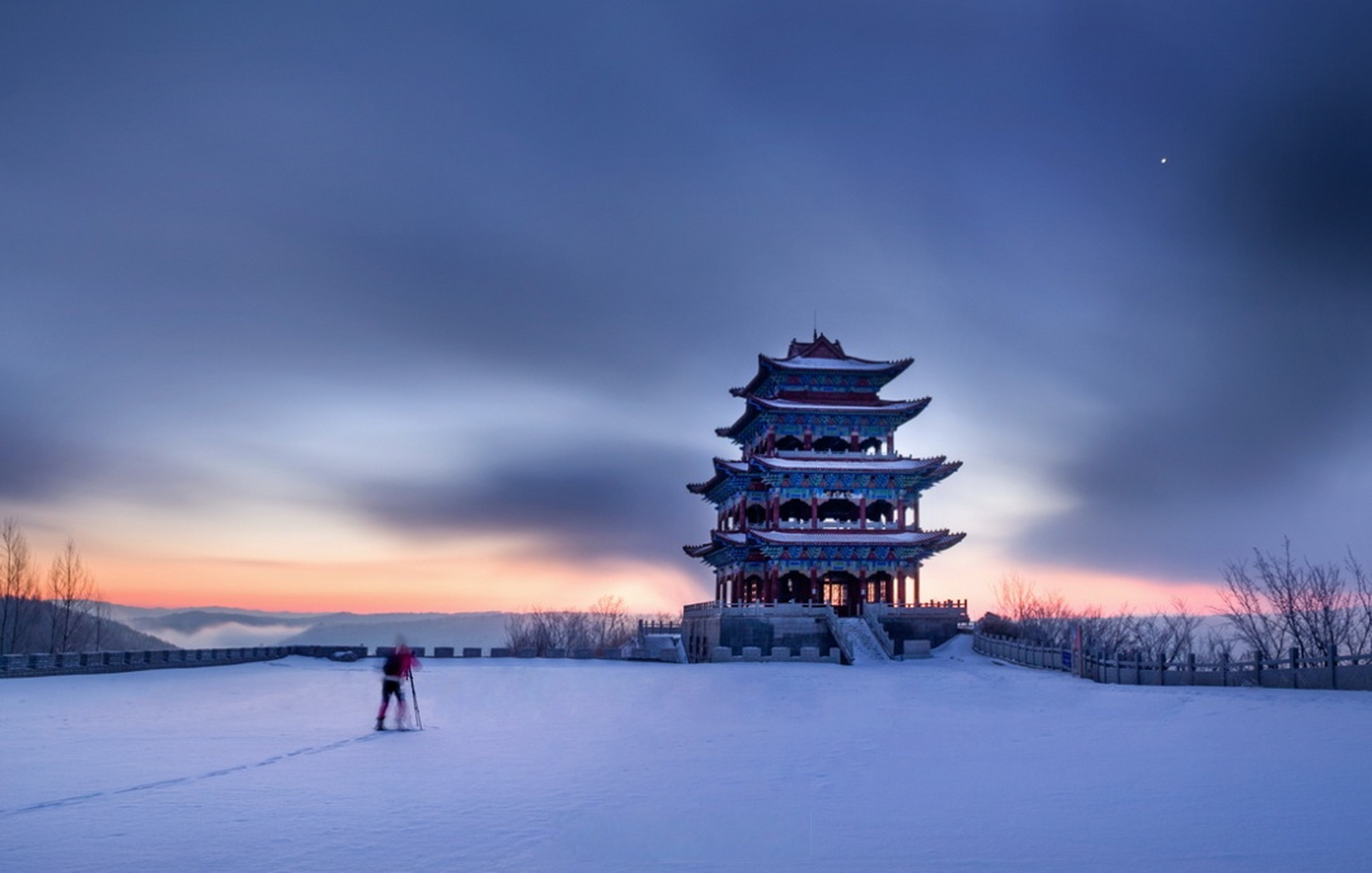 长白天下雪# 冬日的桦甸被白雪覆盖 充满了宁静与神秘 仿佛是一幅