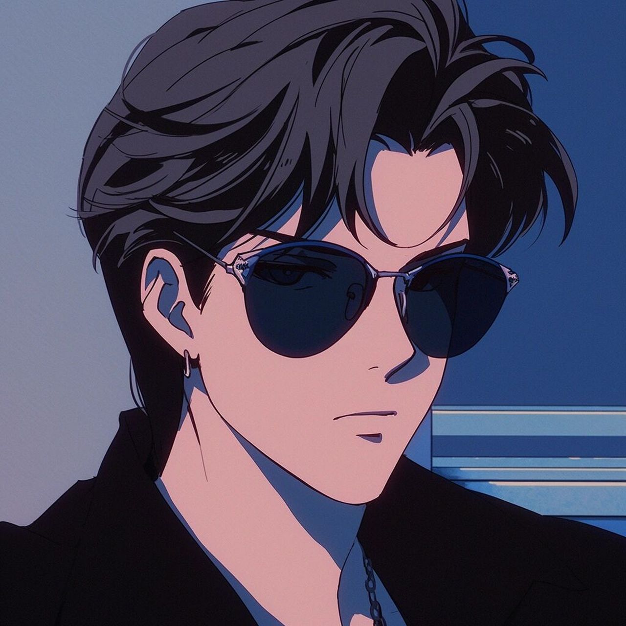 墨镜一带谁也不爱|帅气的男生头像 今日语录:好看的皮囊千篇一律,可爱