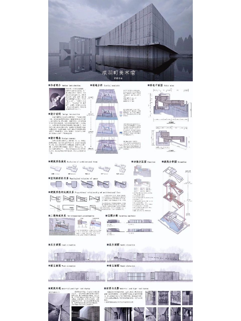 建筑大师作品分析排版图片