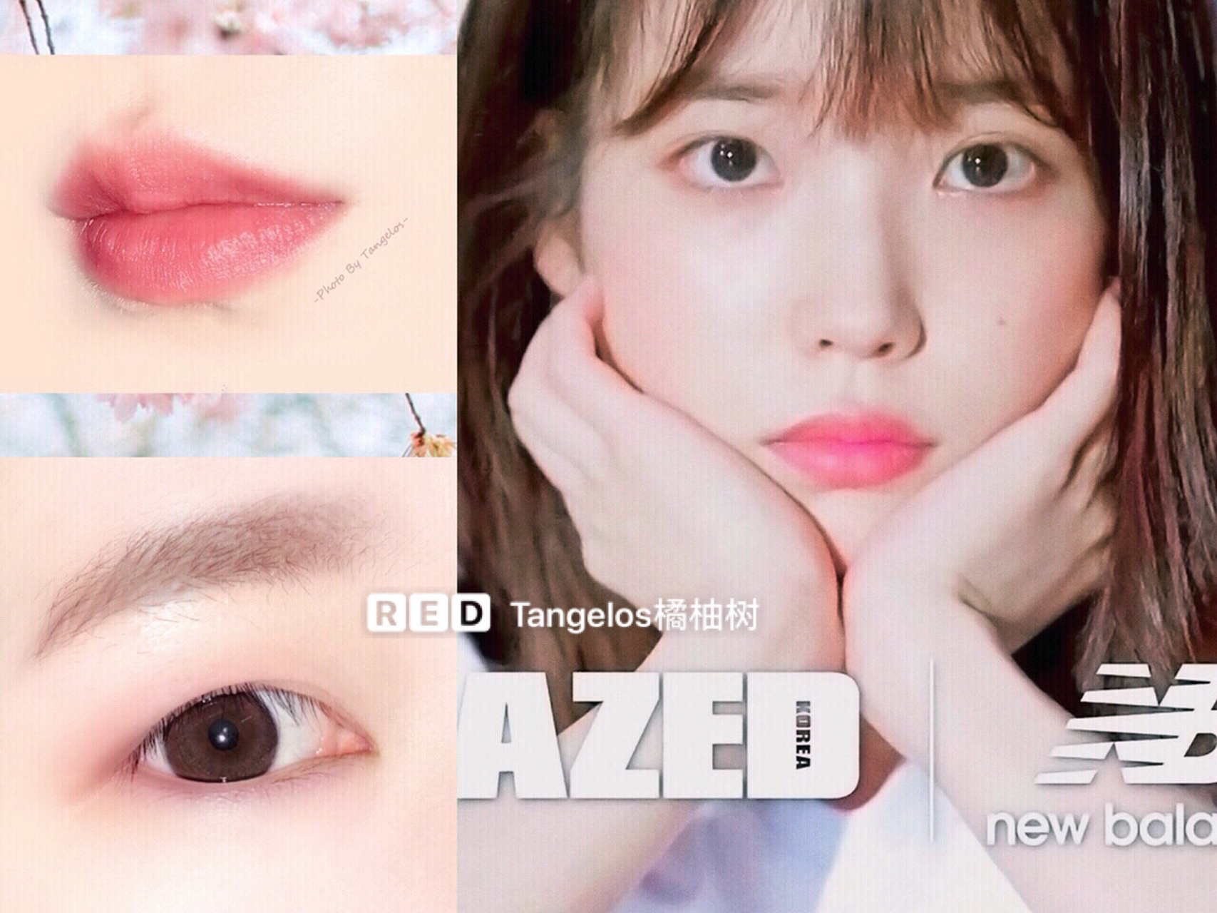 春天就是适合粉色的季节 iu在dazed杂志五月刊的照片 简直是少女元气