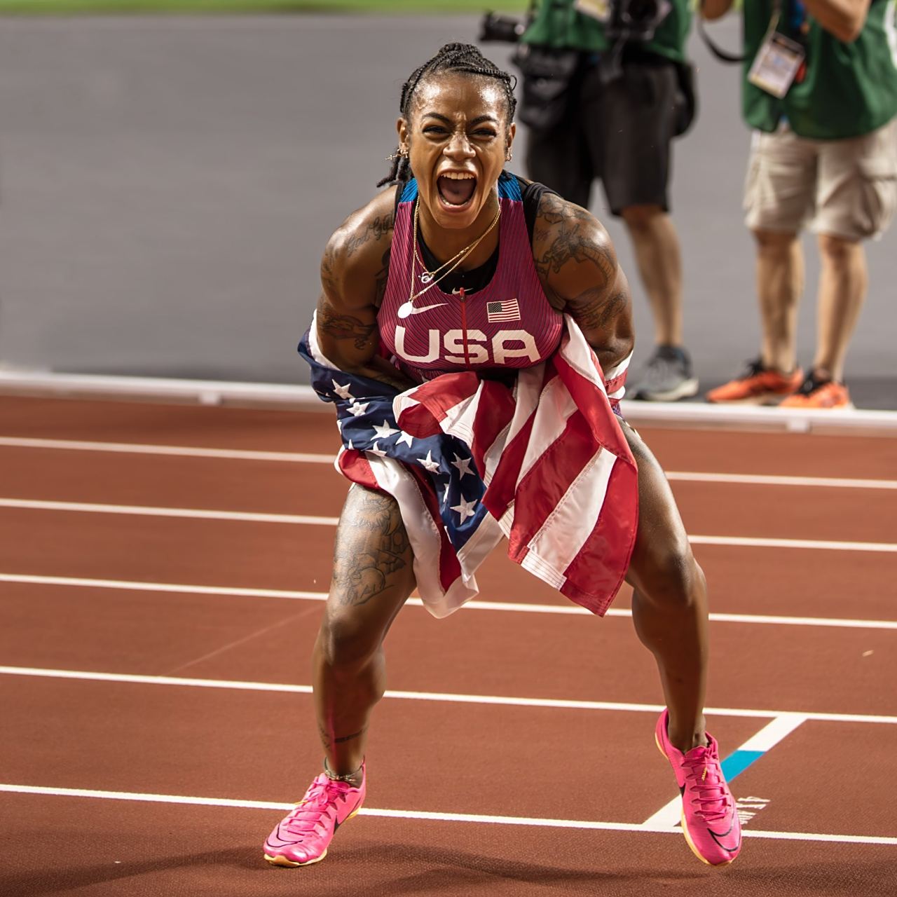 2023布达佩斯世锦赛女子百米大战!