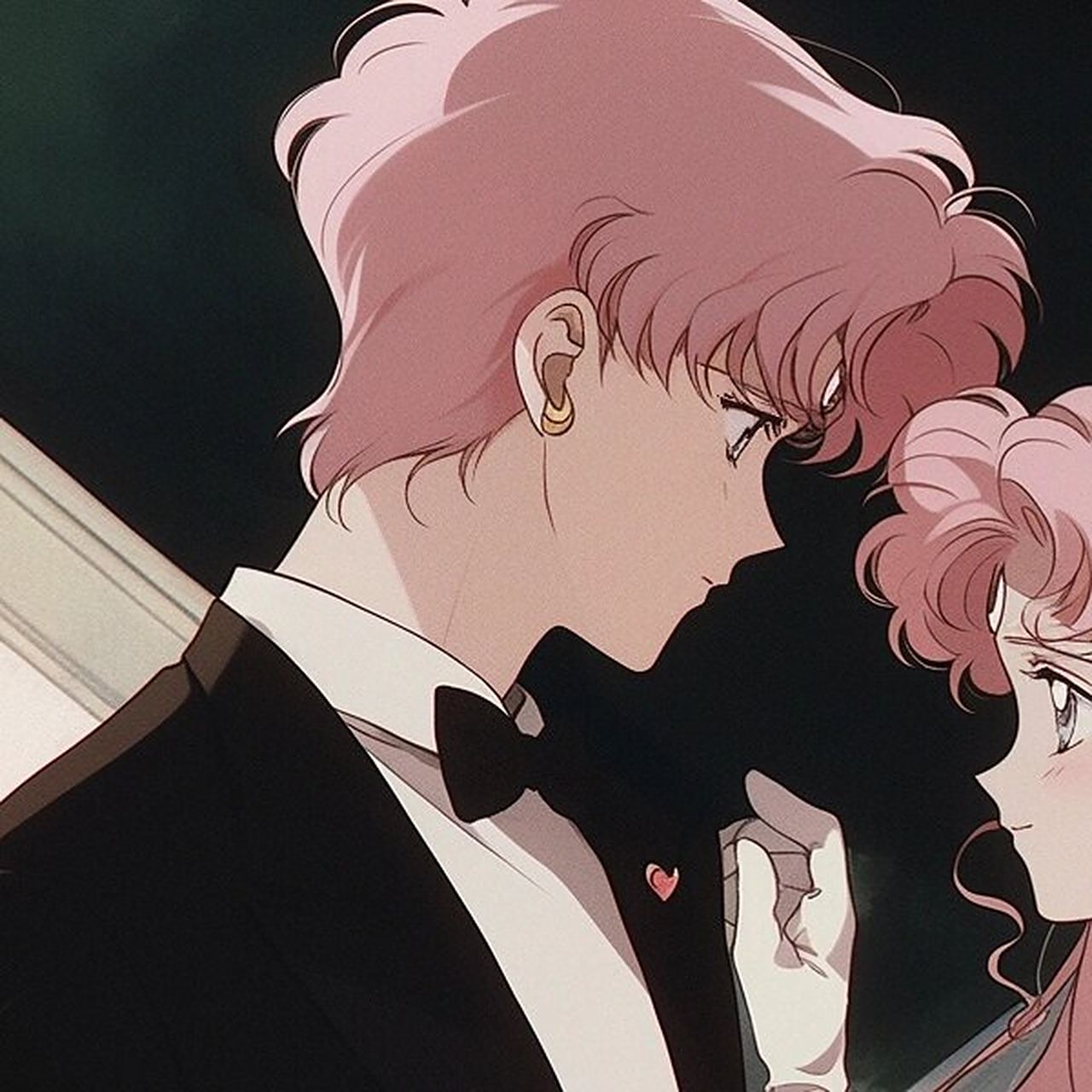 水冰月 | 复古情头4 | 粉色月野兔 是小兔的复古旧漫情头 自用随意,禁