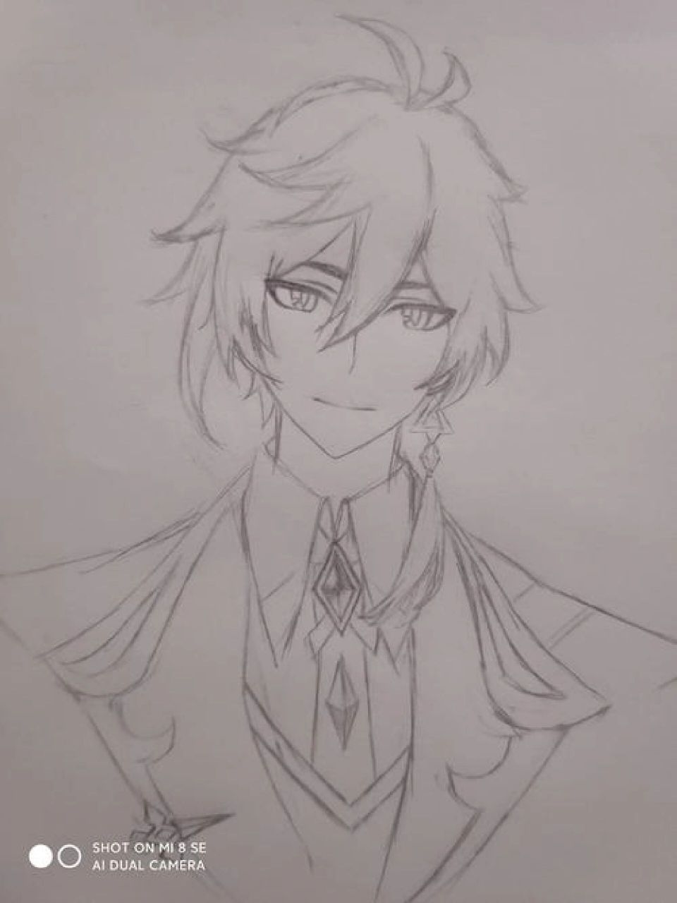 手绘钟离,不喜勿喷     这次画的太着急了,画的有点丑