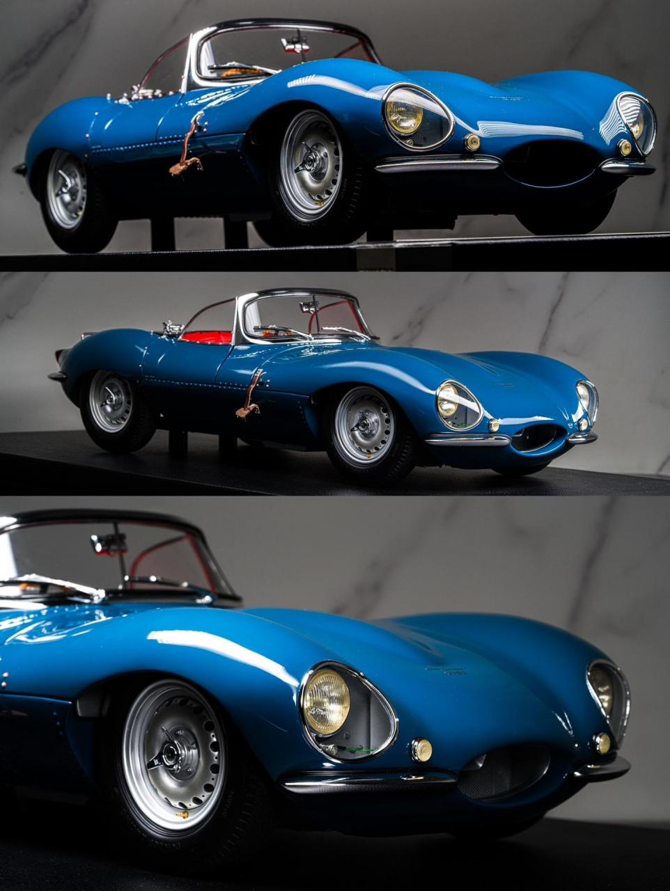 amalgam 1/8 jagura xkss roadster  捷豹xkss,基于连续三年赢得勒芒
