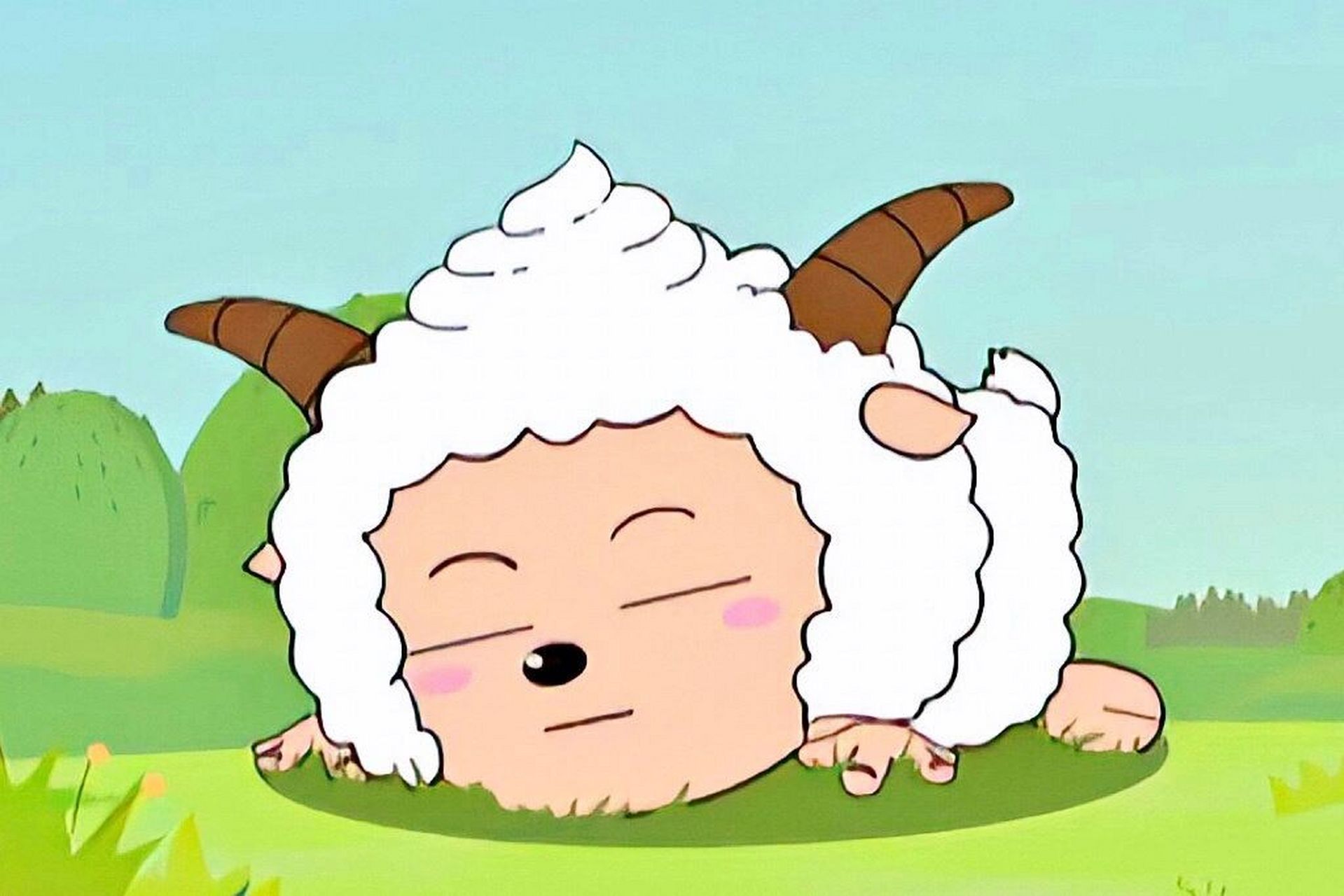 懒羊羊头像之睡觉中的小懒