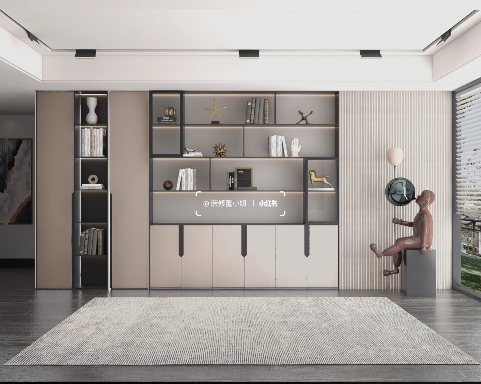 全屋定制 | 极具质感的贝加尔灰定制柜94 78极简风,全屋定制