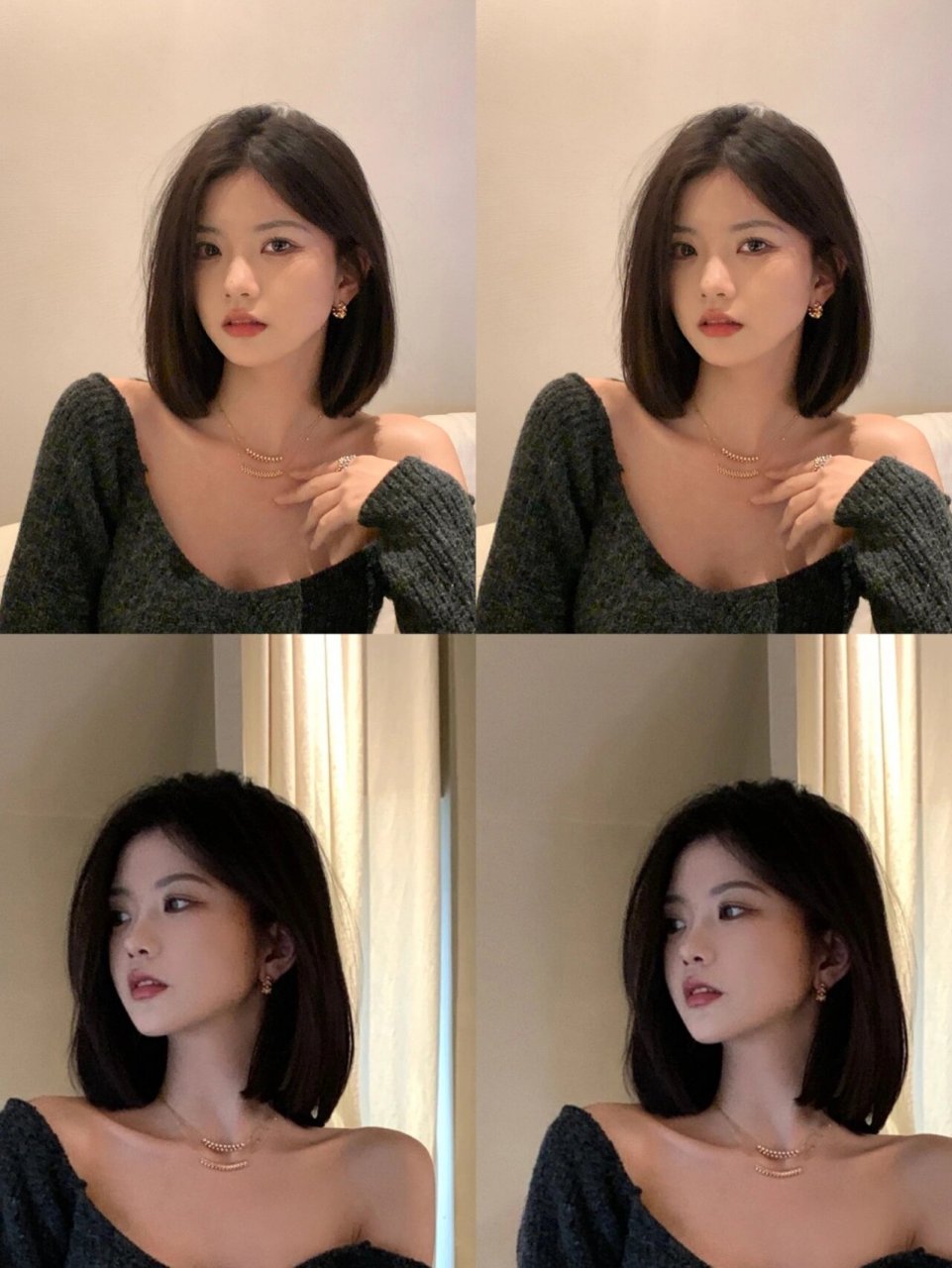 打理发型 7878不挑脸型的百搭短发少女感显脸小不能错过的锁骨发