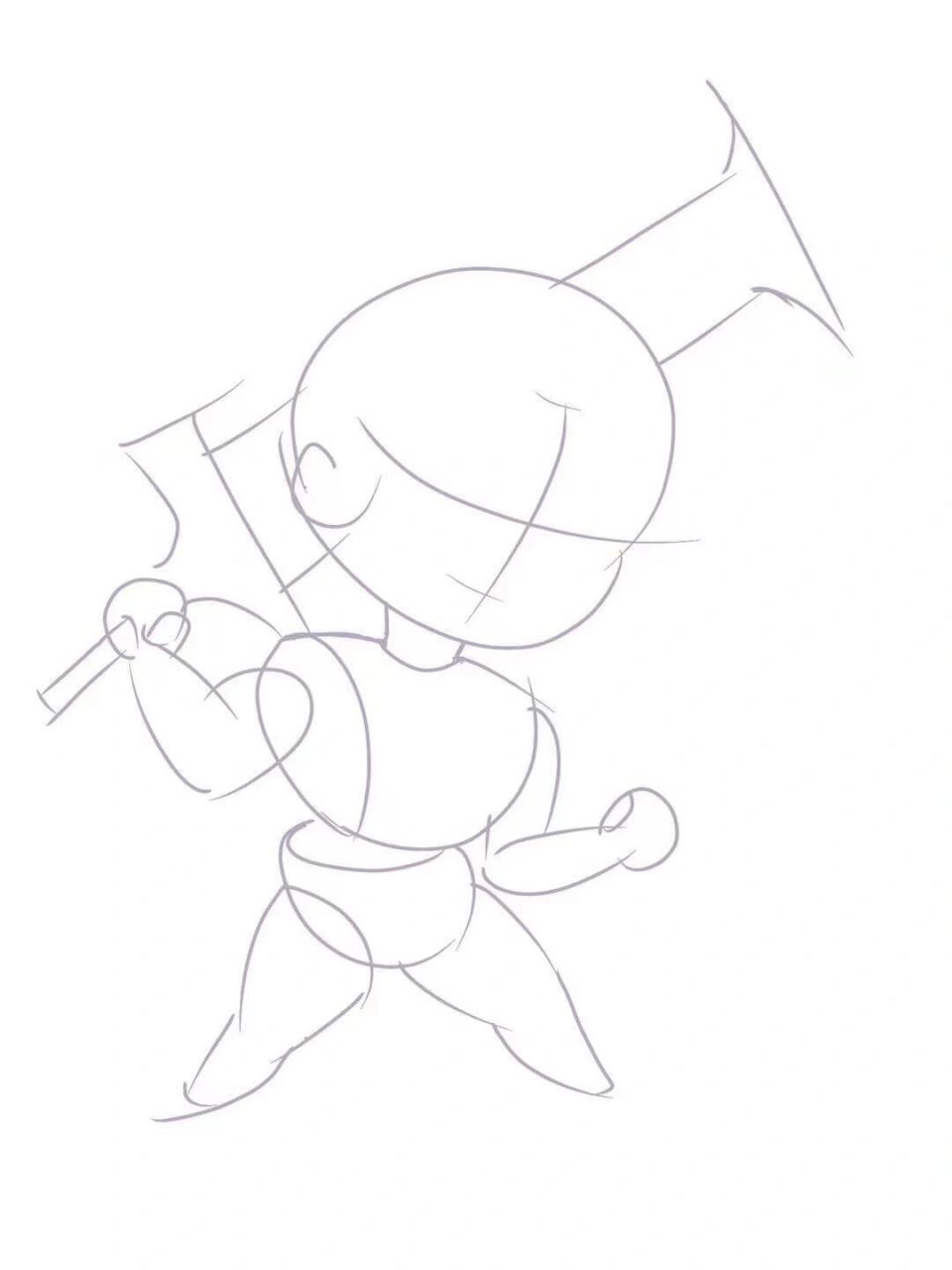 手绘王者荣耀李信