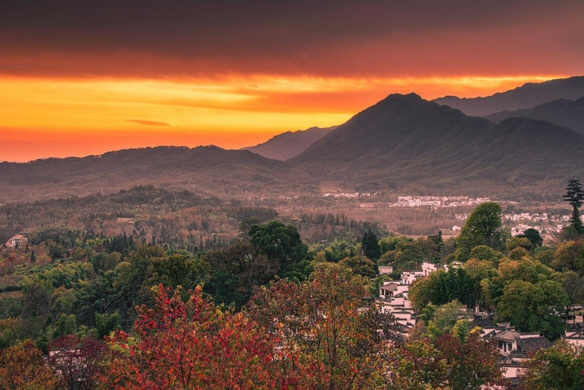 黄山丨周边风景区-塔川打卡点干货建议攻略 塔川:车程20分钟左右02