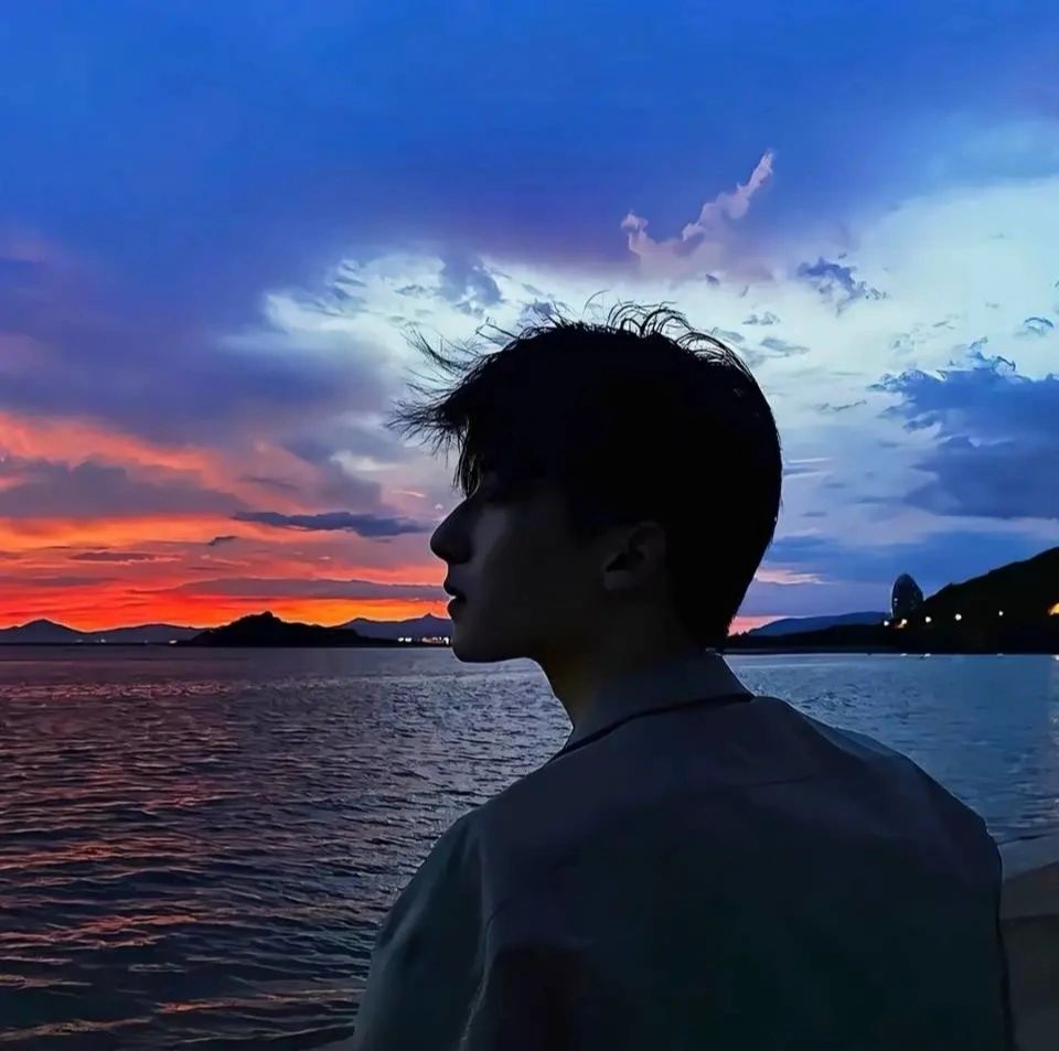 男生落日头像🌇