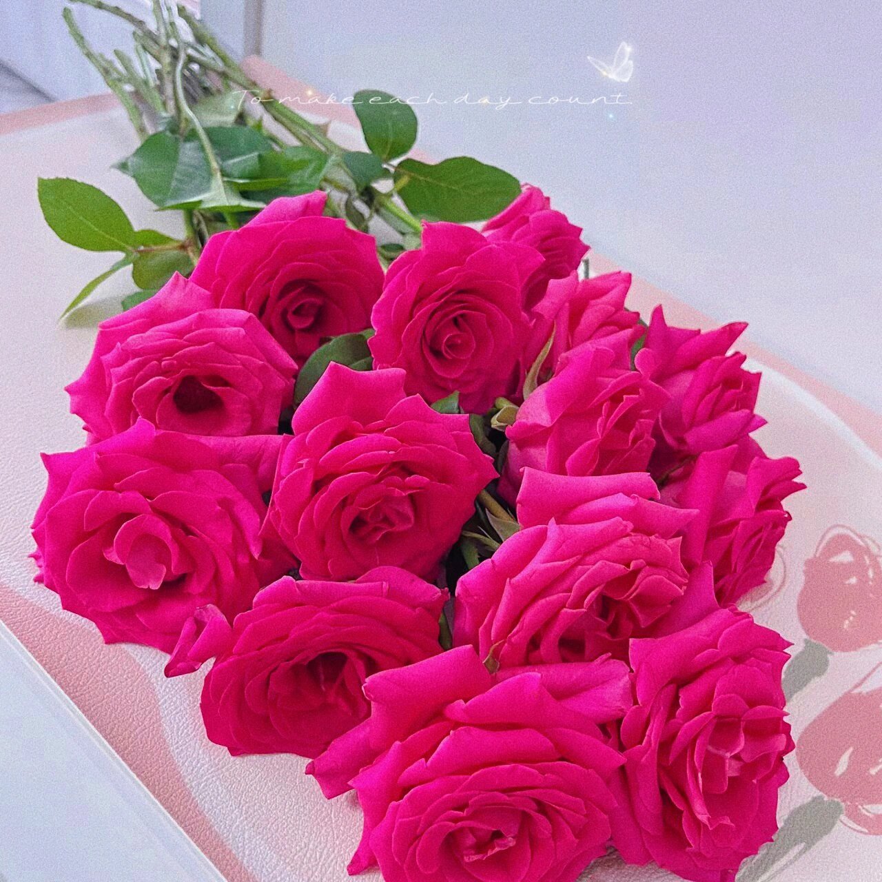 每日识一花【弗洛伊德】 弗洛伊德玫瑰:兰蔻御用玫瑰 78【花语】你