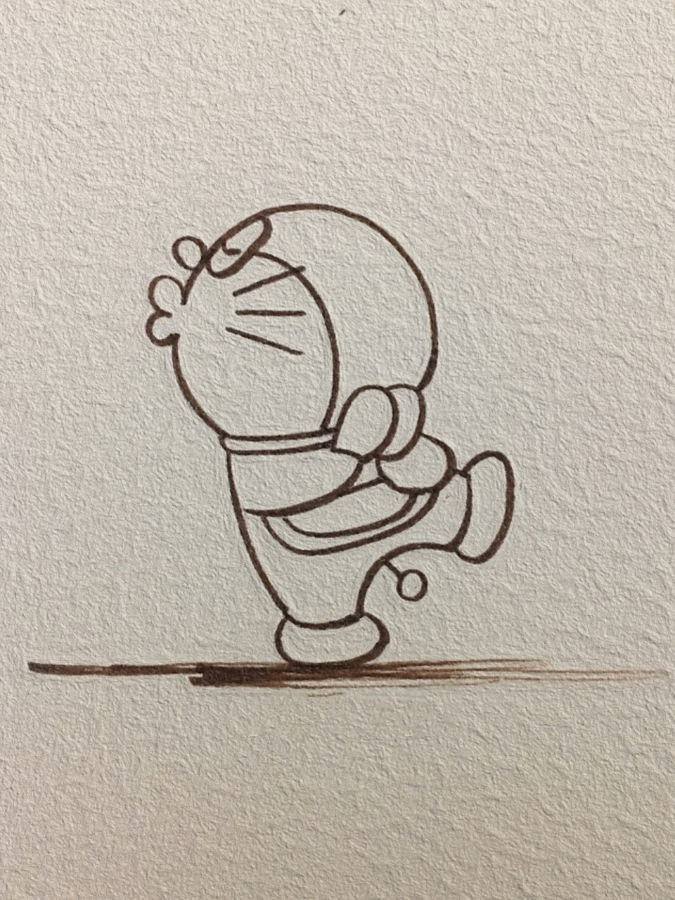 可爱简笔画 哆啦a梦系列-叮当猫//附过程 嘿嘿 蓝胖子 送你一颗小78