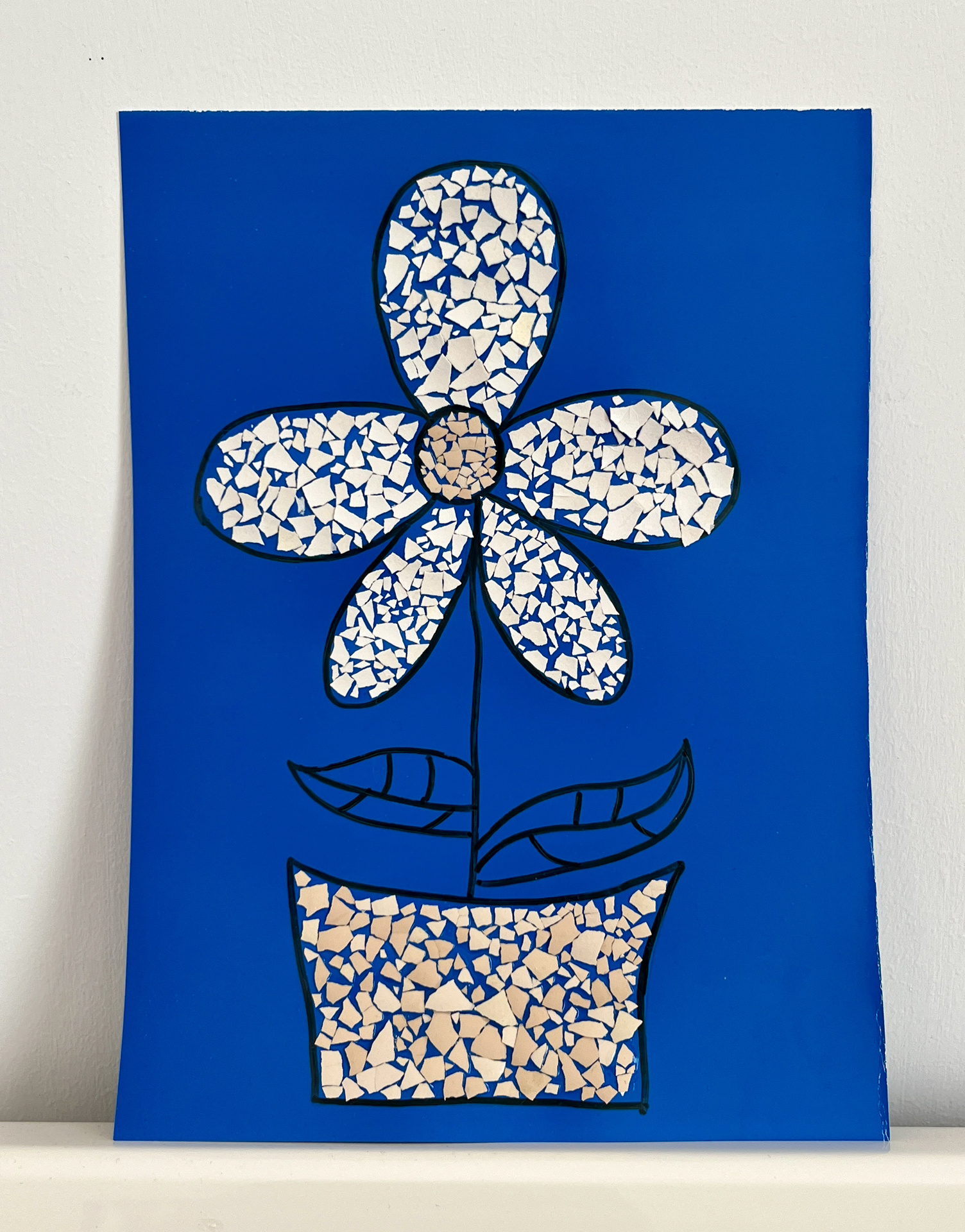 04蛋壳粘贴画|蛋壳手工