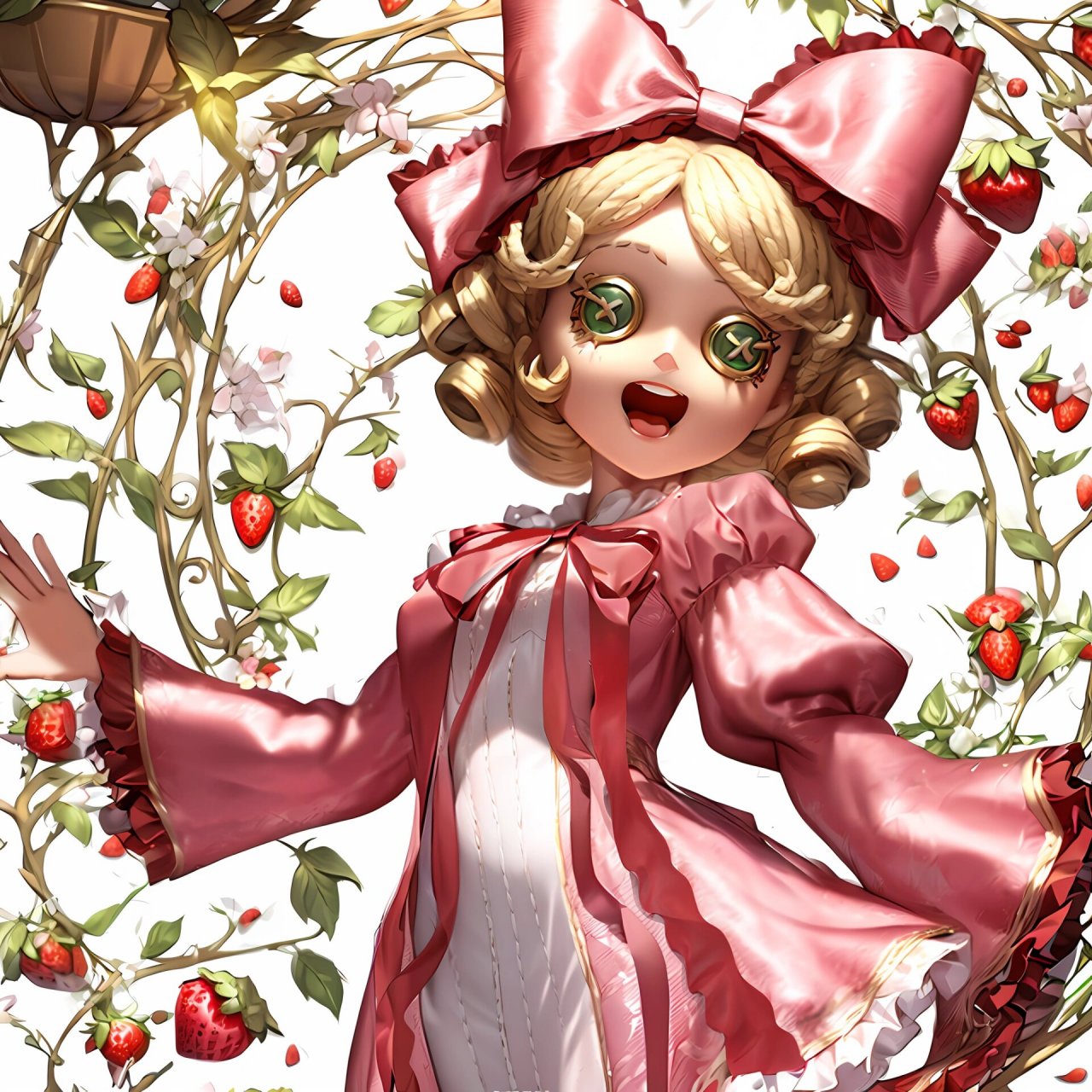 第五人格小女孩联动蔷薇少女雏莓 即使一时分开,也一定能够再度相会